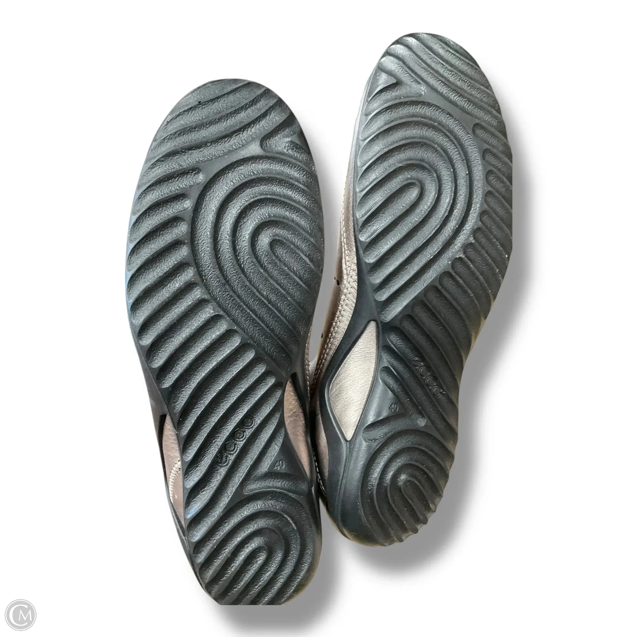 Shoes Flats By Ecco In Gold, Size: 10 Business Casual Safety Shoes