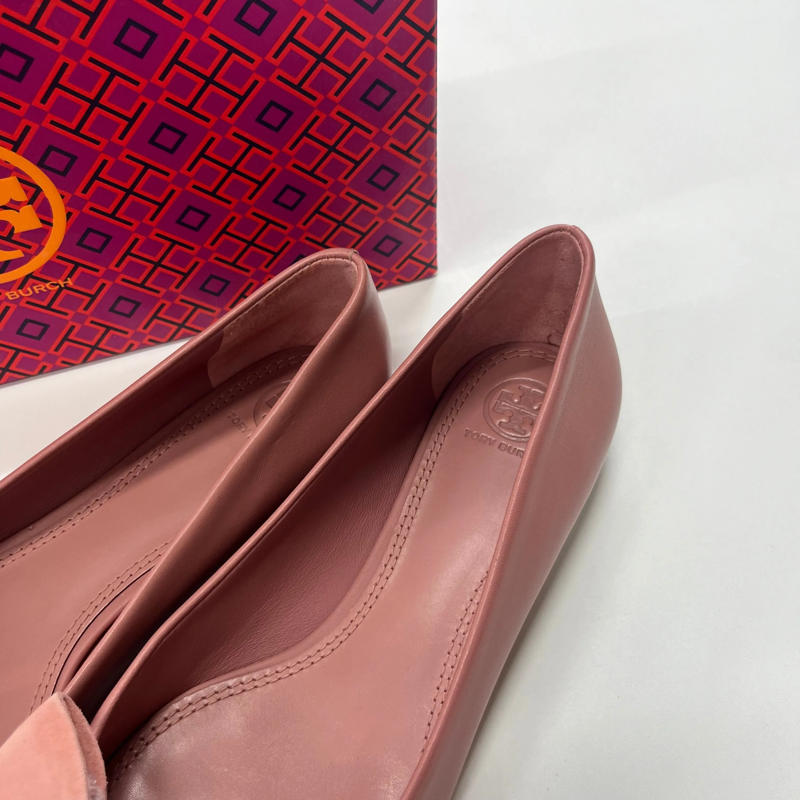 Casual Driver Shoes Pink Shoes Flats Ballet Tory Burch, Size 9