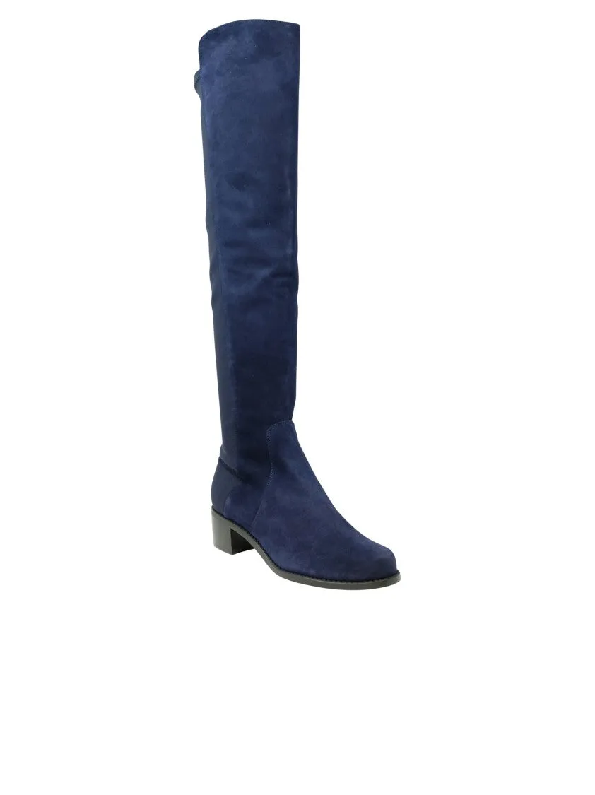 Slip Proof Work Boots Blue Suede Reserve Boots