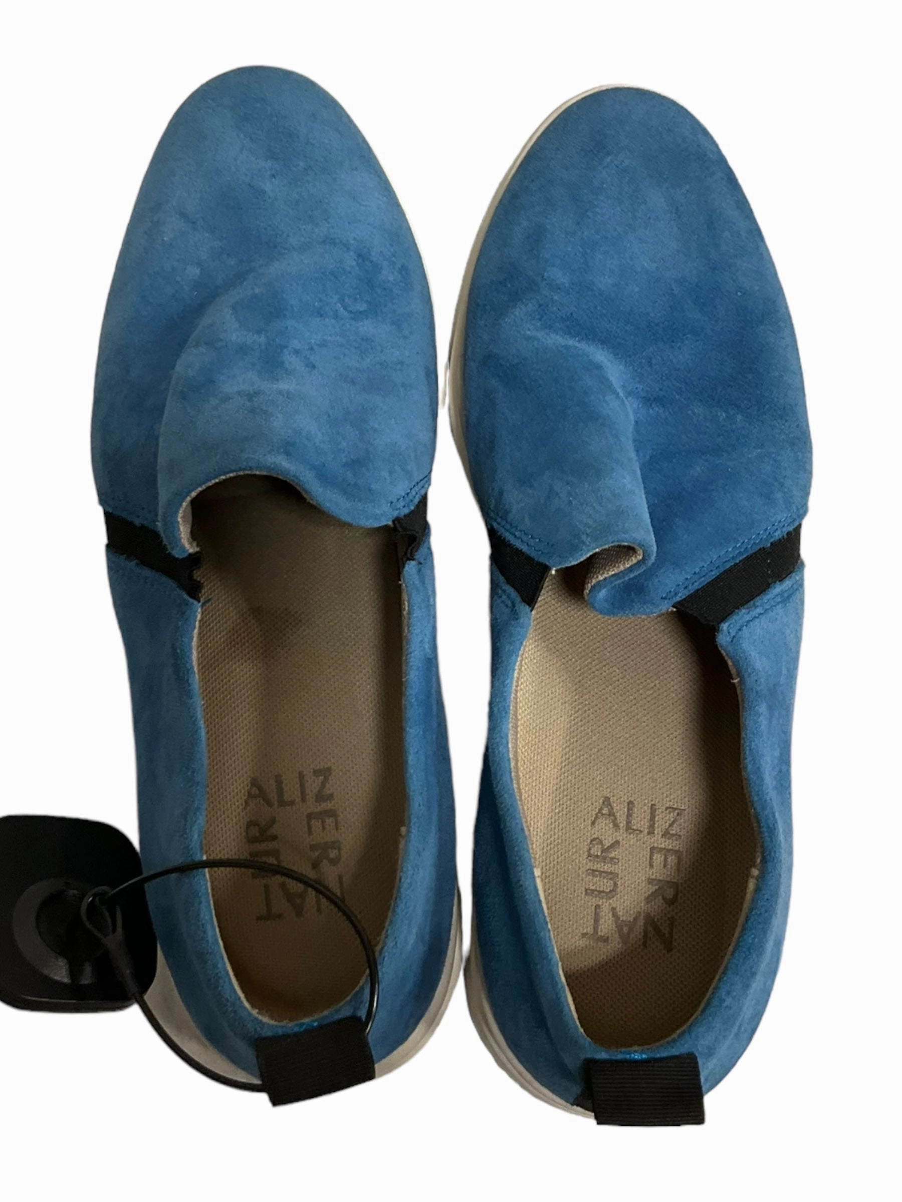 Blue Shoes Flats Naturalizer, Size 8.5 Flat Shoes Store