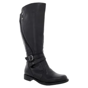 David Tate Saratoga Black Leather Boot (Women's) Sendra Boots