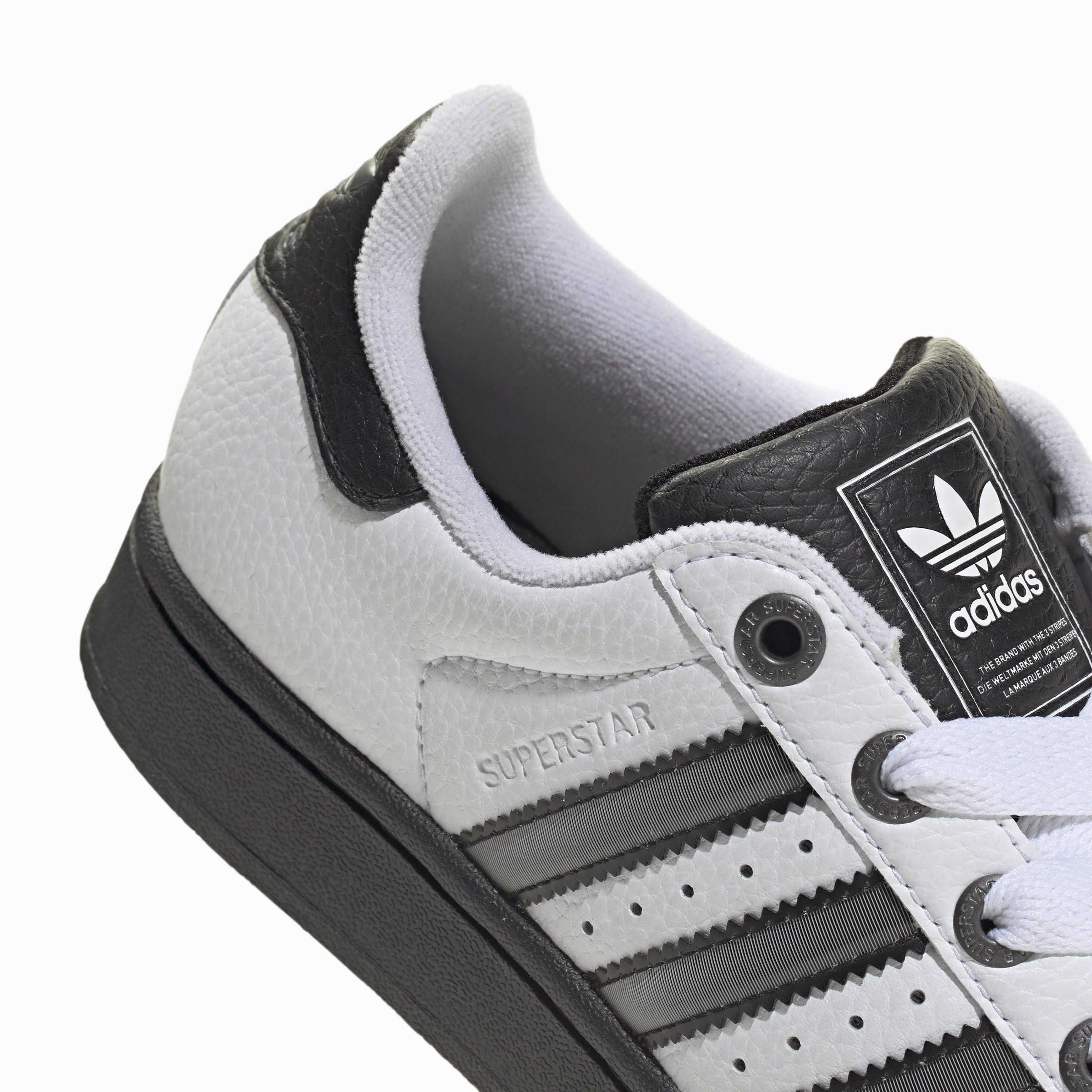 Kids Superstar II 'White Black' Adidas Web Boost Shoes