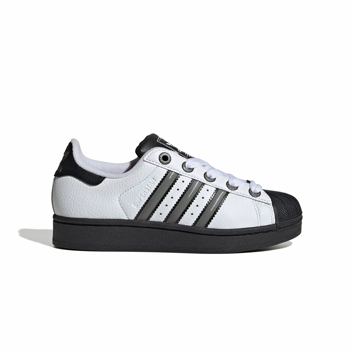 Kids Superstar II 'White Black' Heart Adidas Shoes