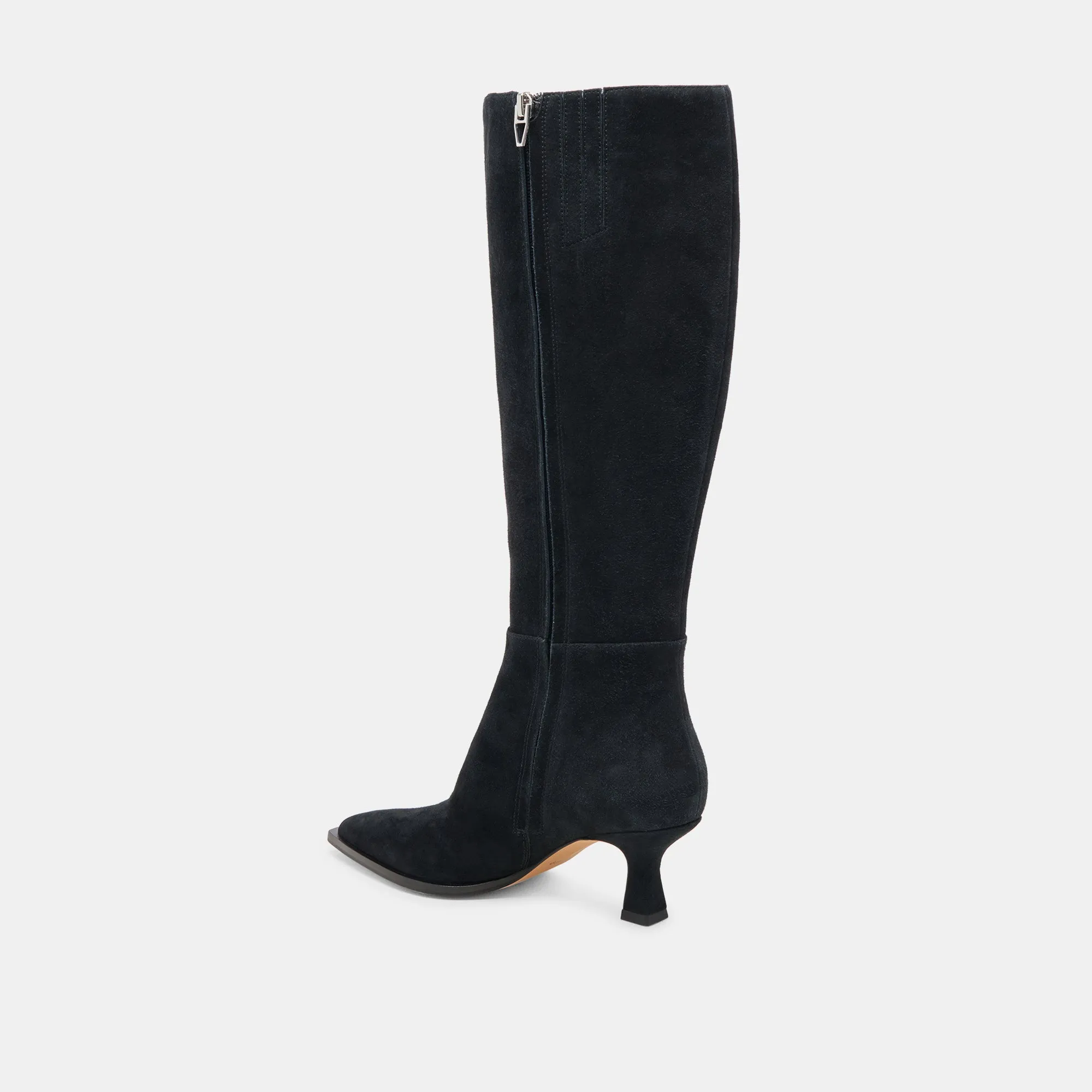 AUGGIE WIDE CALF BOOTS ONYX SUEDE Primordial Boots Osrs