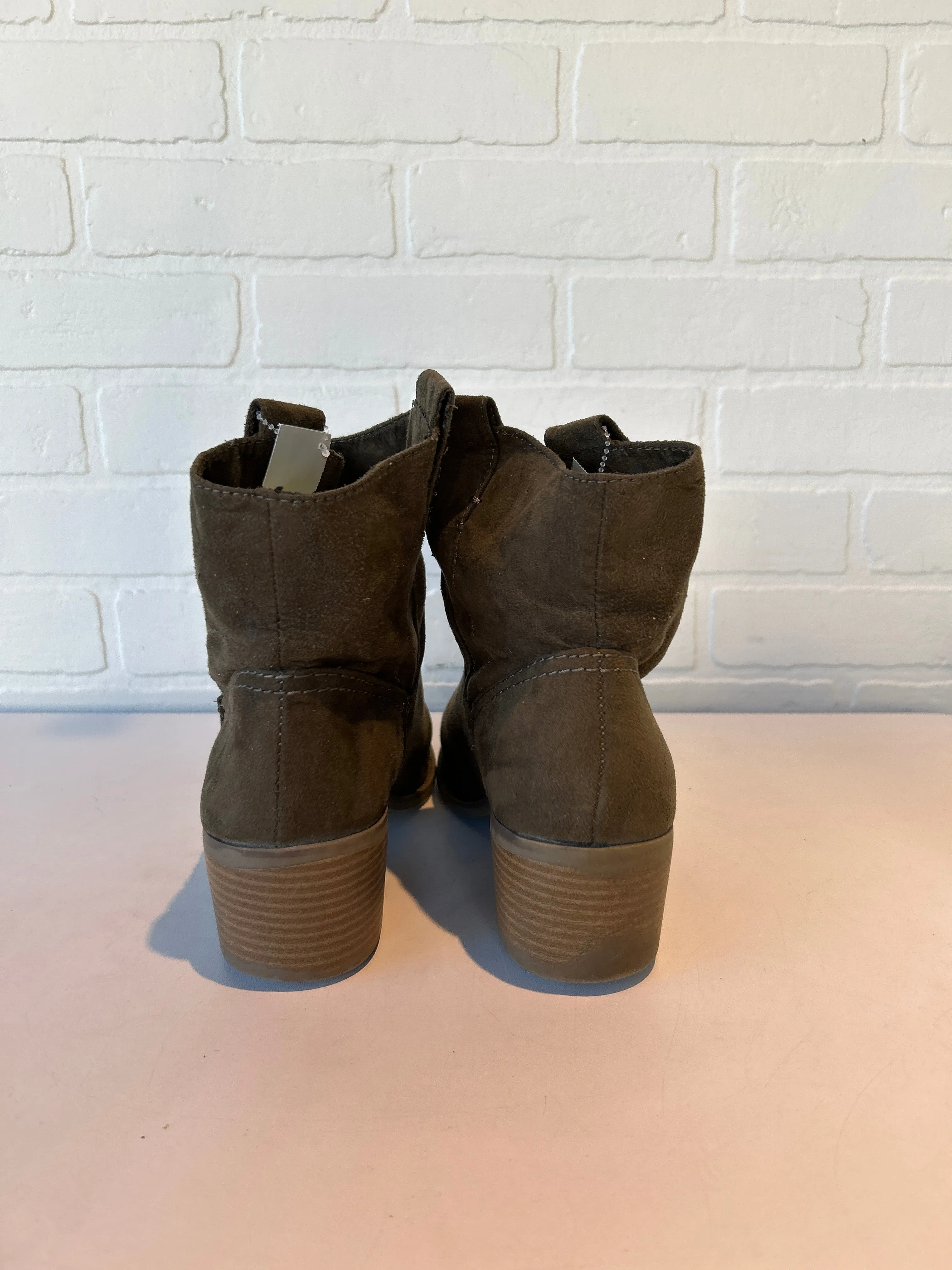 Boots Ankle Heels By Merona In Green, Size: 11 Cheap Price Boots