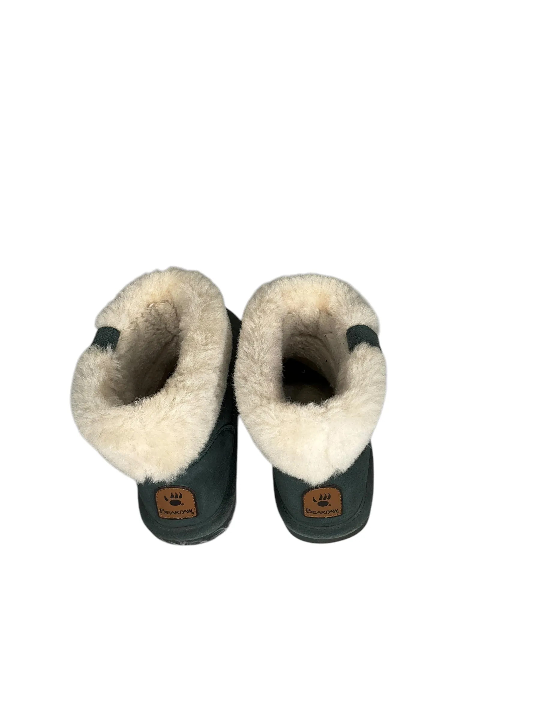 Furry Moon Boots Boots Ankle Flats By Bearpaw In Grey, Size: 7