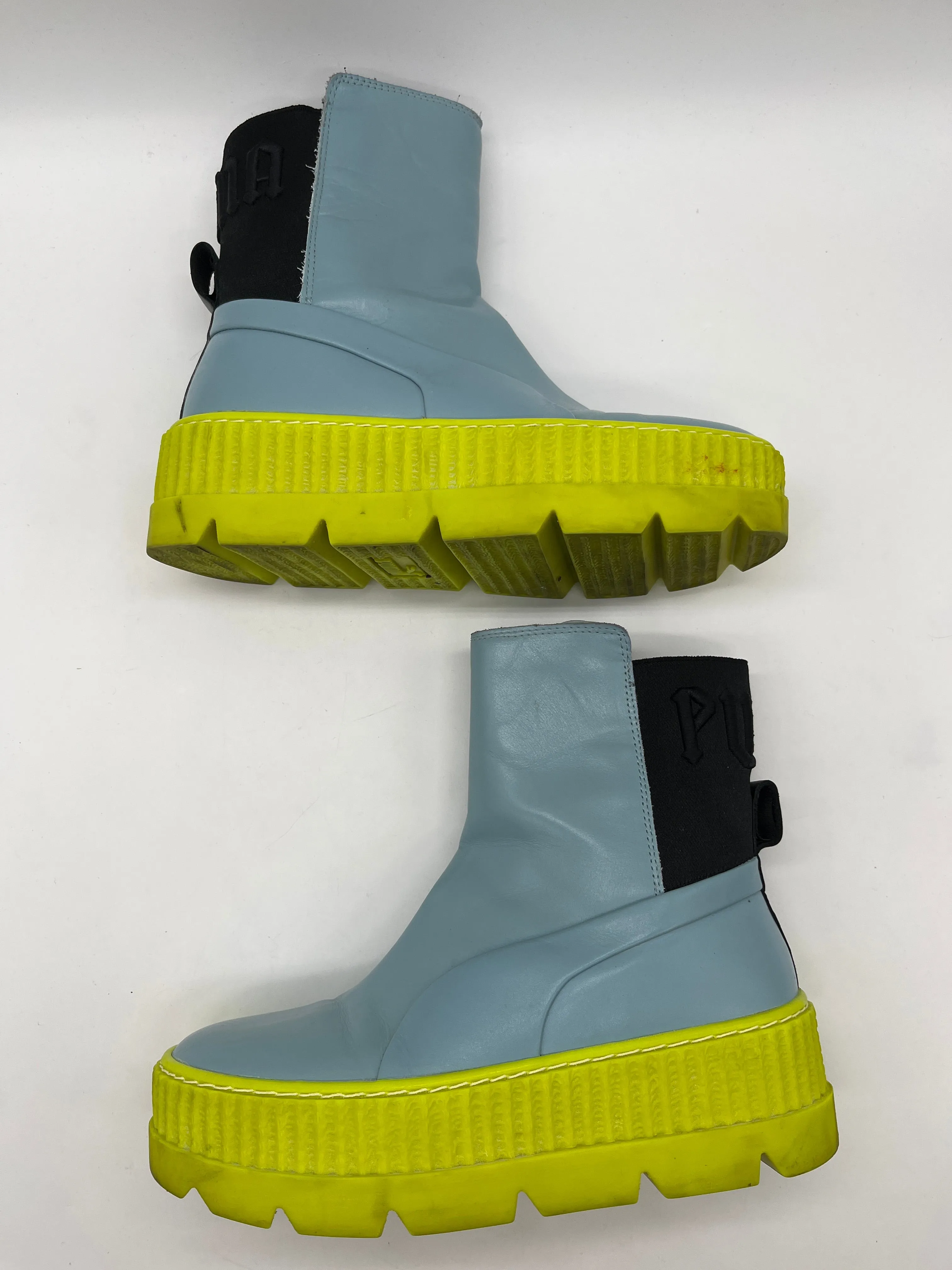 Boots Ankle Flats By Puma In Blue, Size: 7 Snow Boots Lightweight