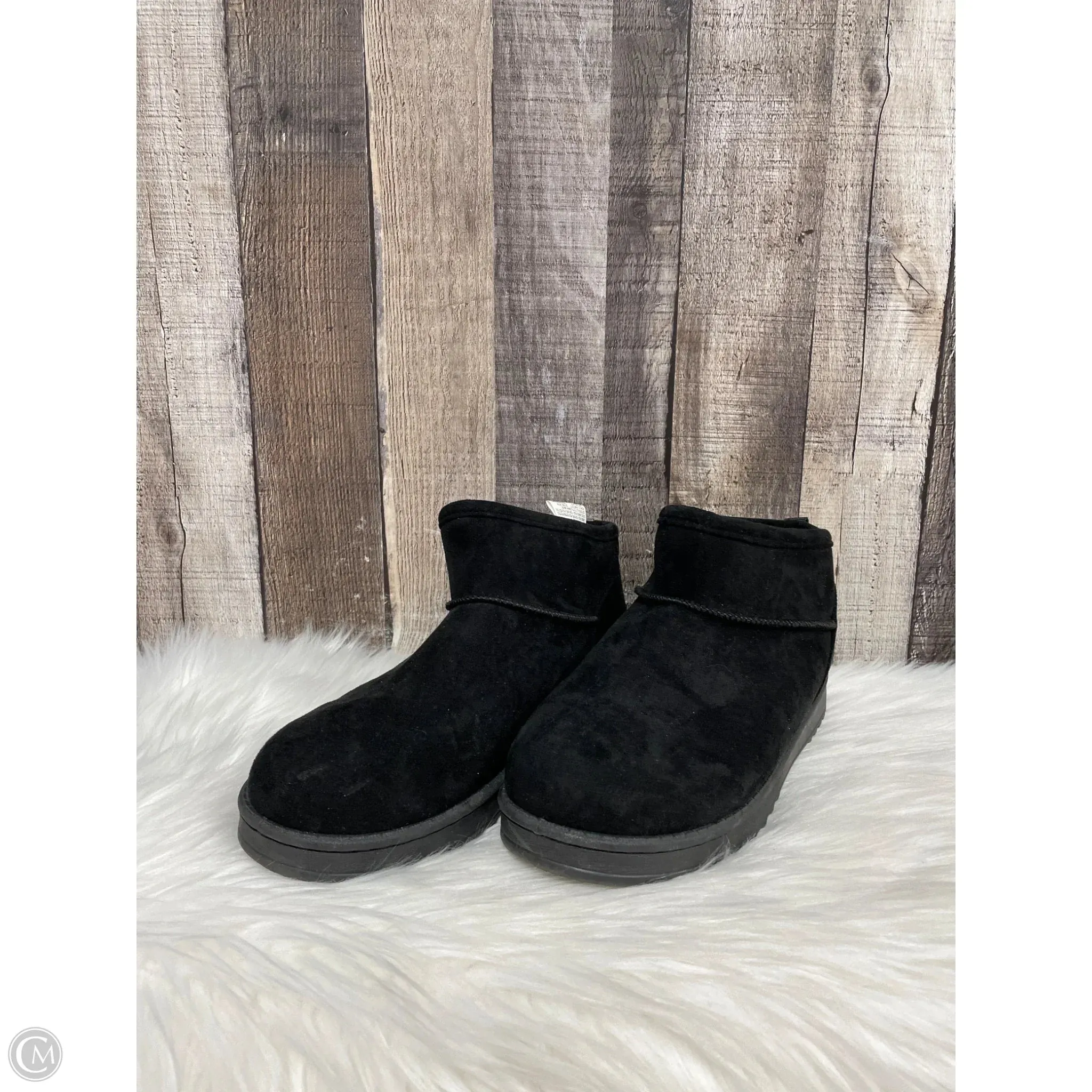 These Boots Are Made For Walkin Lyrics Boots Ankle Flats By So In Black, Size: 8