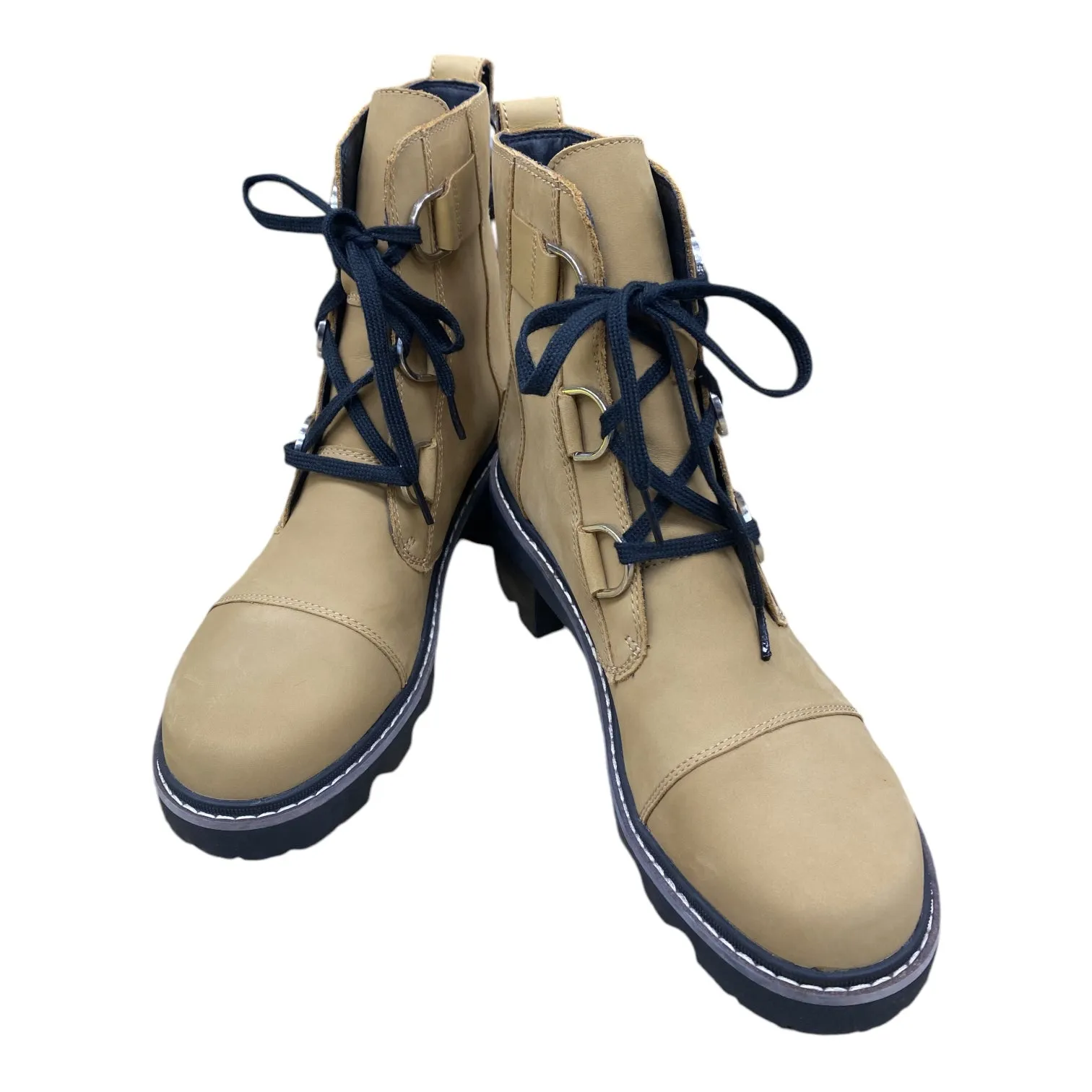 Steroid Boots Boots Ankle Flats By Sorel In Tan, Size: 10