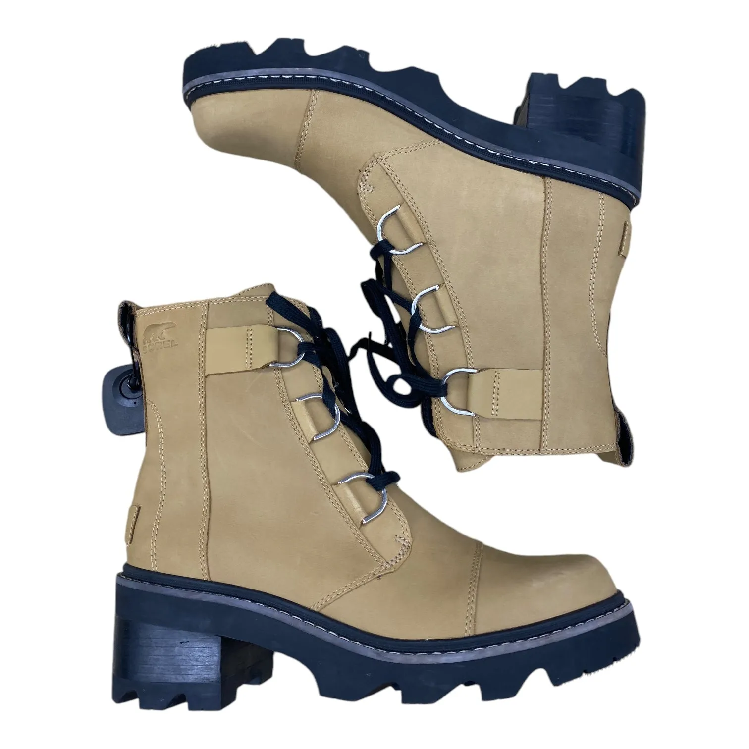 Boots Online Boots Ankle Flats By Sorel In Tan, Size: 10