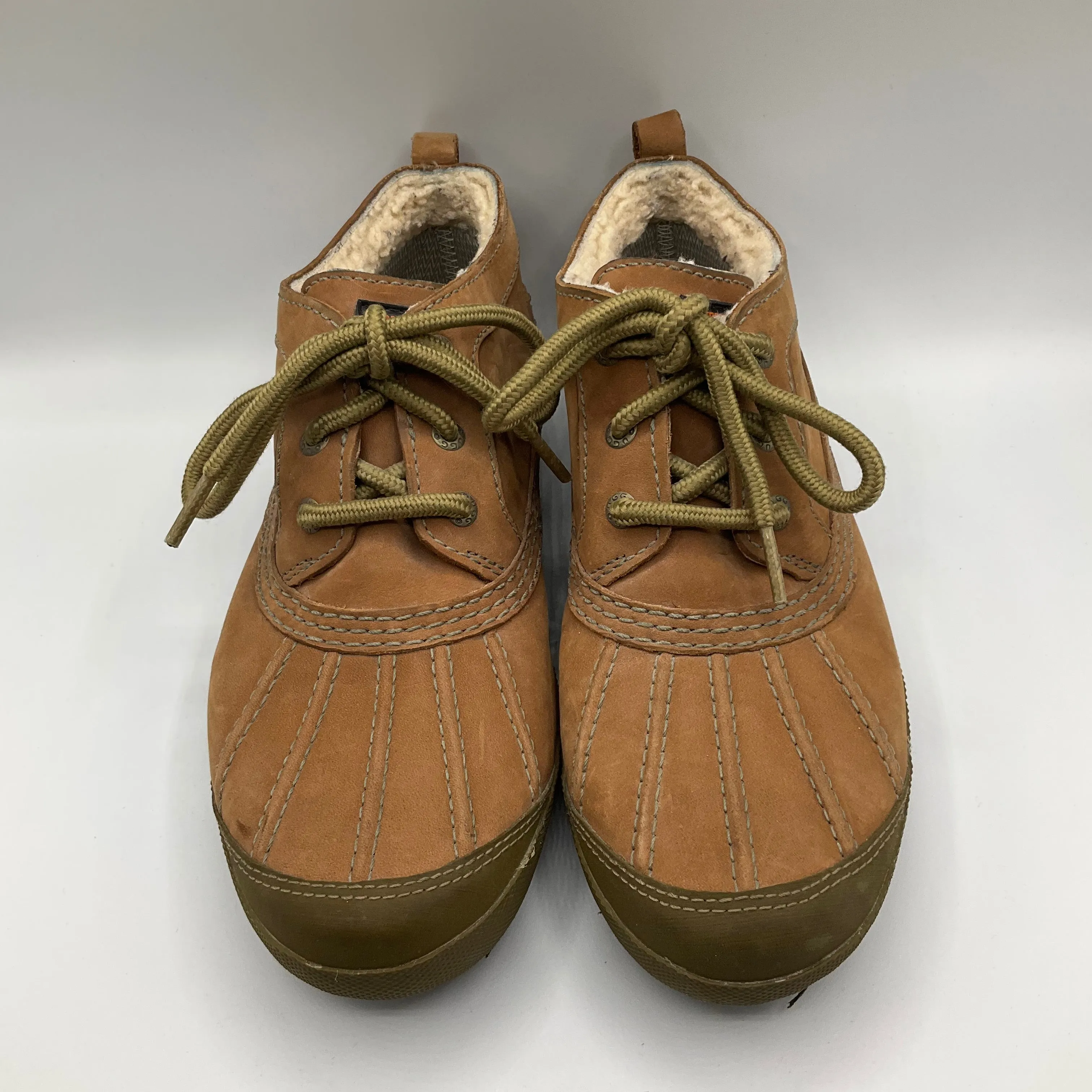 Korkers Wading Boots Boots Ankle Flats By Ugg In Tan, Size: 8