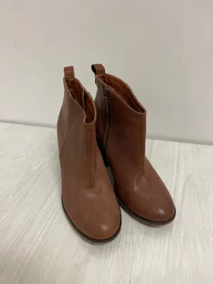 Boots Ankle Heels By Bp In Brown, Size: 9.5 Anderson Bean Western Boots