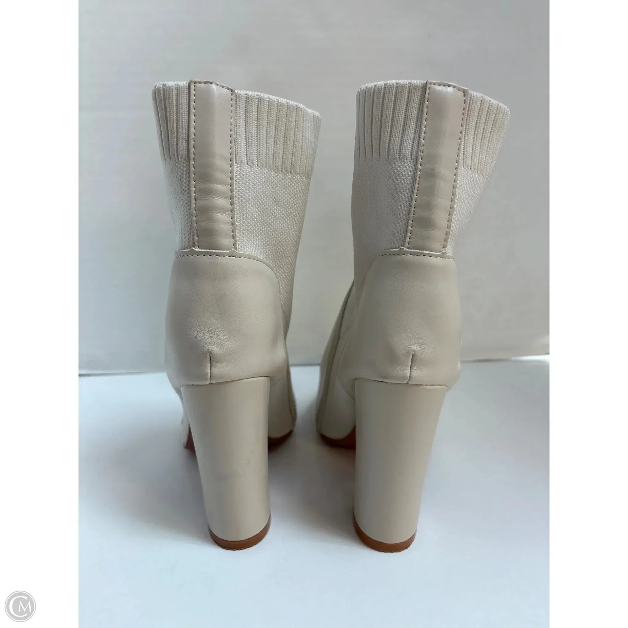 Styles Of Cowboy Boots Boots Ankle Heels By Clothes Mentor In Cream, Size: 5.5