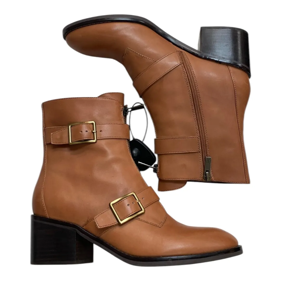 High Heel Pornpics Boots Ankle Heels By Donald Pliner In Tan, Size:9.5