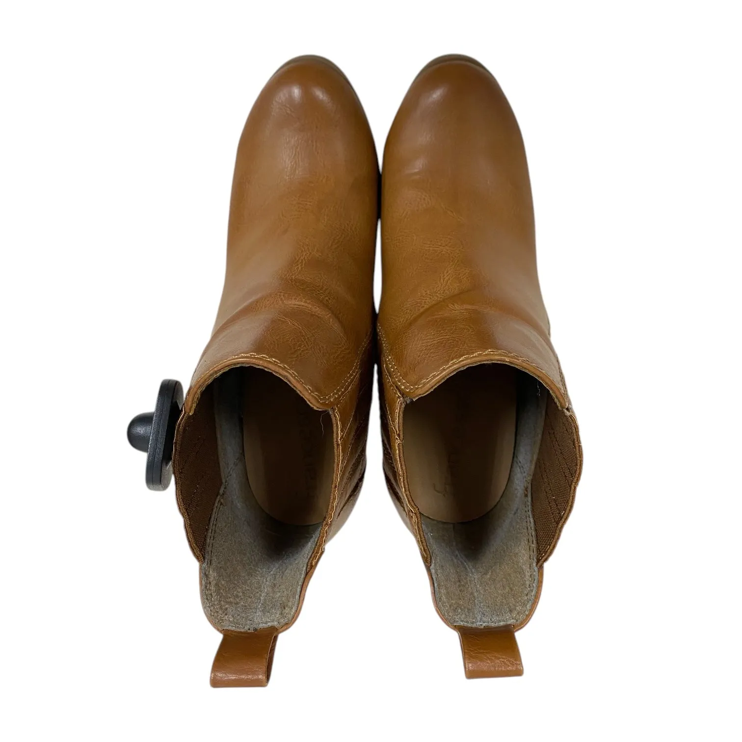 Boots Ankle Heels By Francesca's In Brown, Size: 7 Teal Cowboy Boots