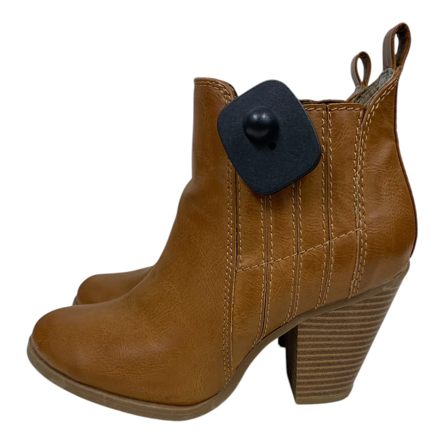 Boots Ankle Heels By Francesca's In Brown, Size: 7 Telemark Boots