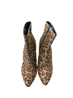 Boots Ankle Heels By Impo In Leopard Print, Size: 11 Terrain Boots