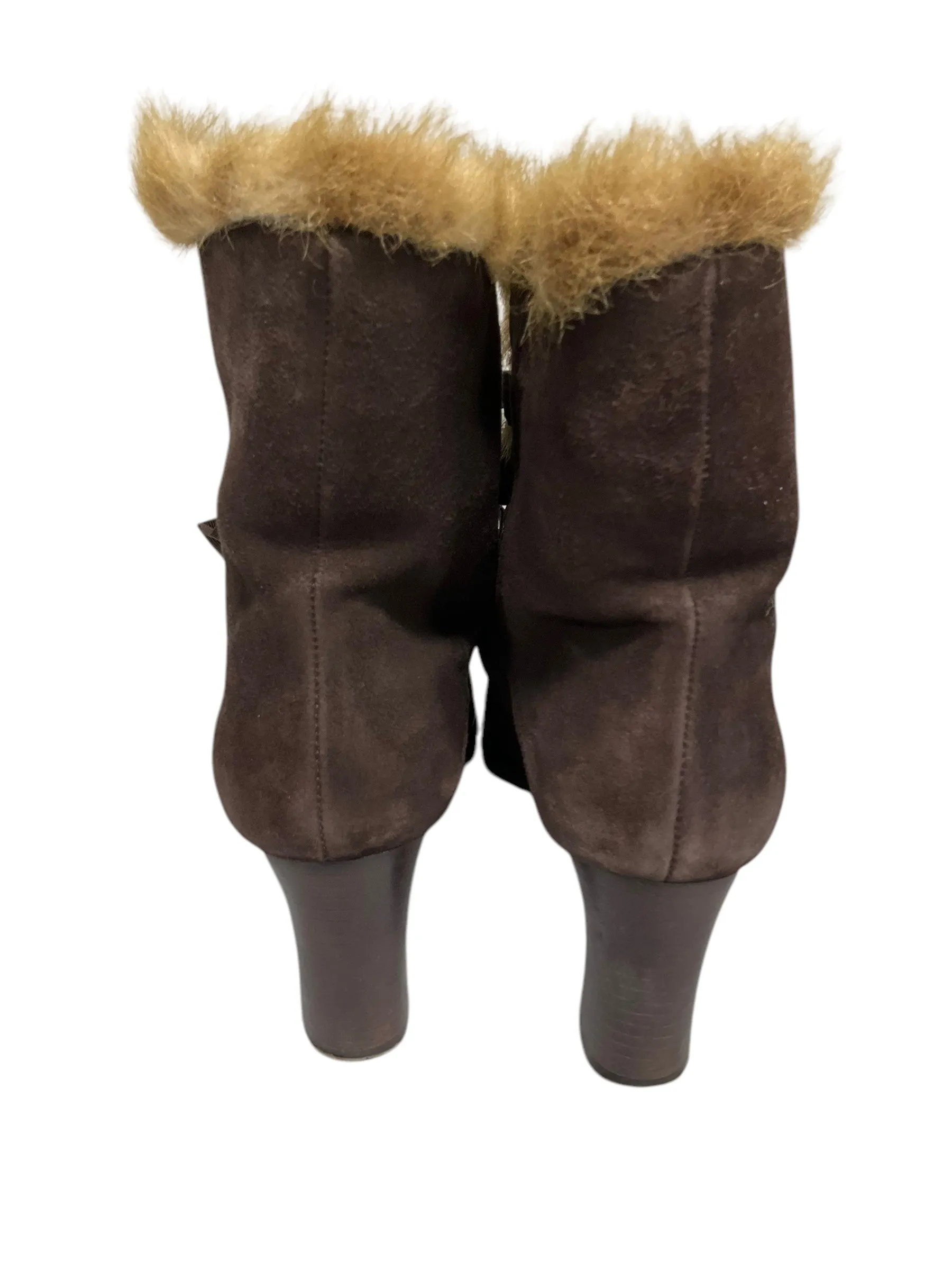 Boots Ankle Heels By Loft In Brown, Size: 7 Puss And Boots The Last Wish