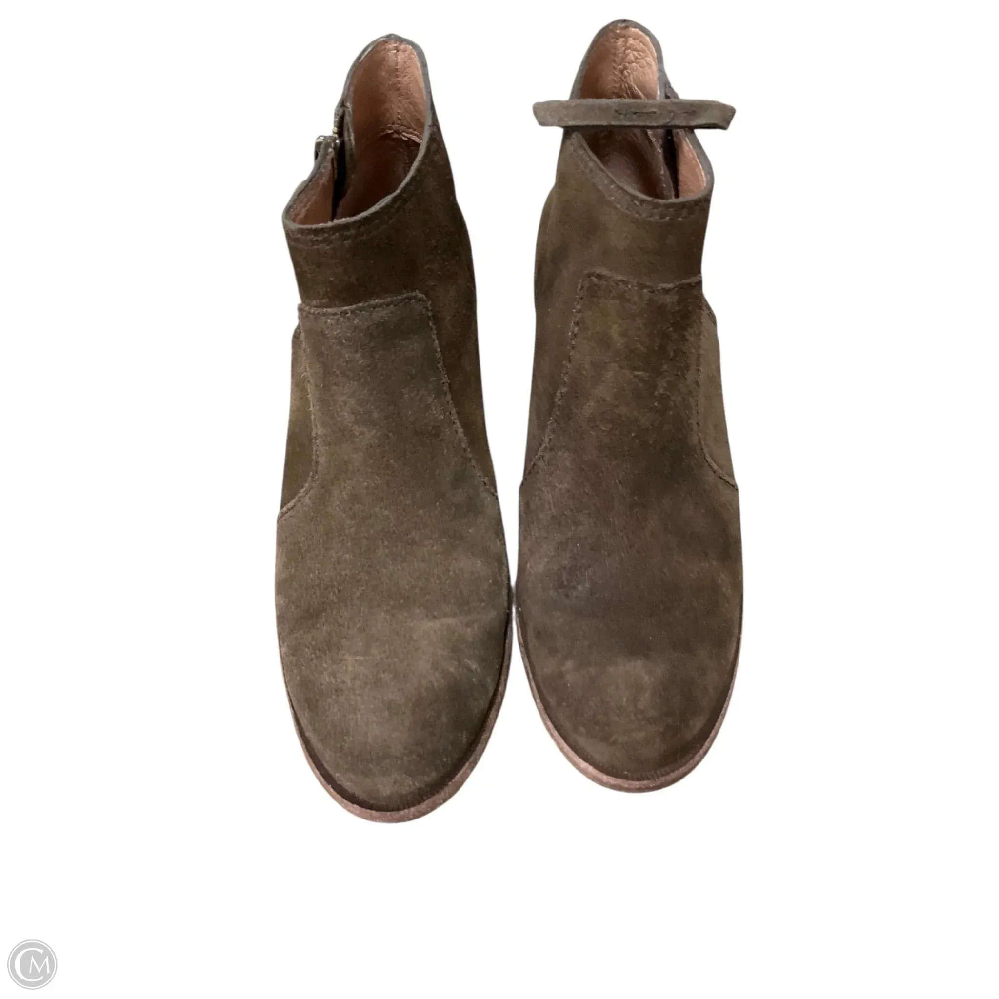 Those Boots Are Made For Walking Boots Ankle Heels By Madewell In Green, Size: 7.5
