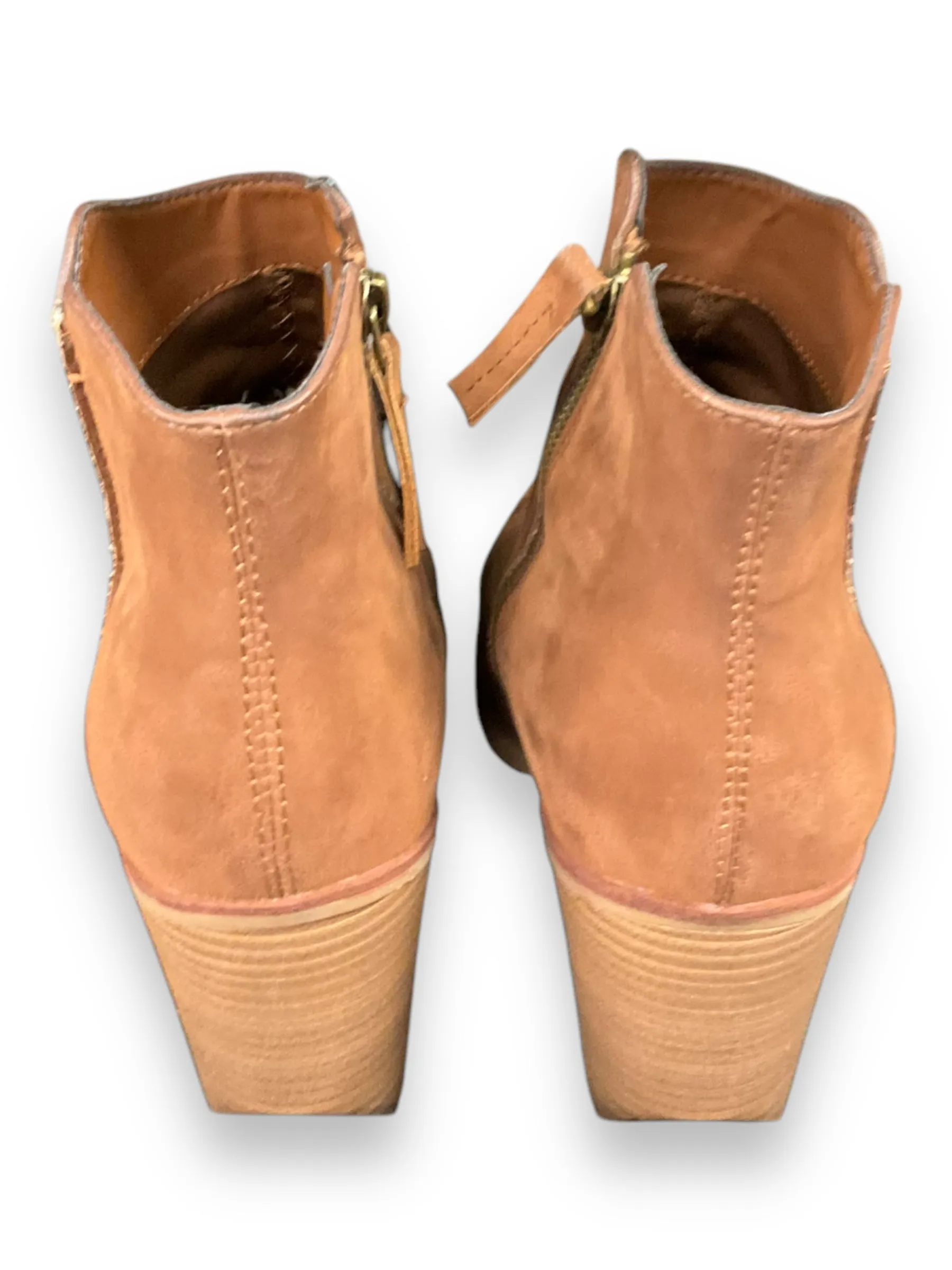 Ranchero Boots Boots Ankle Heels By Mia In Brown, Size: 8