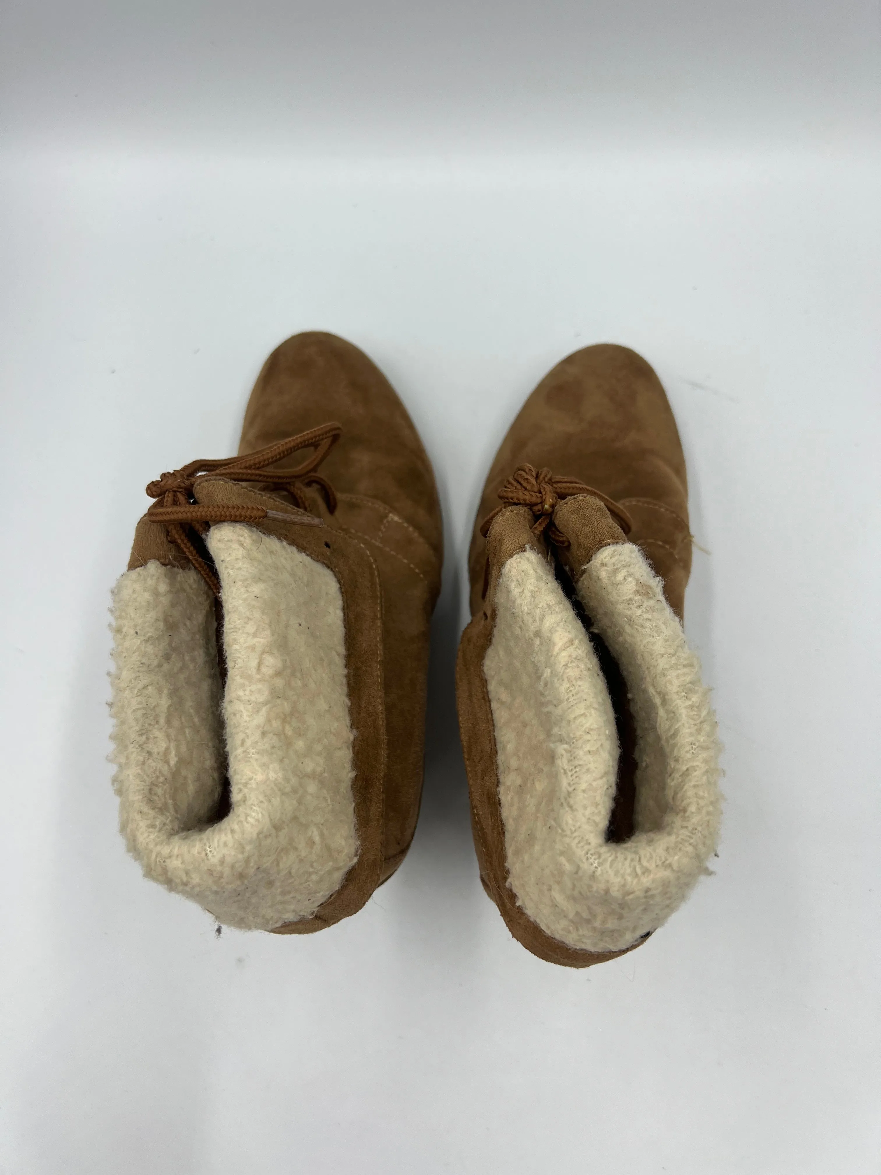 Boots Ankle Heels By Nautica In Tan, Size: 8.5 Justin Boots For Women