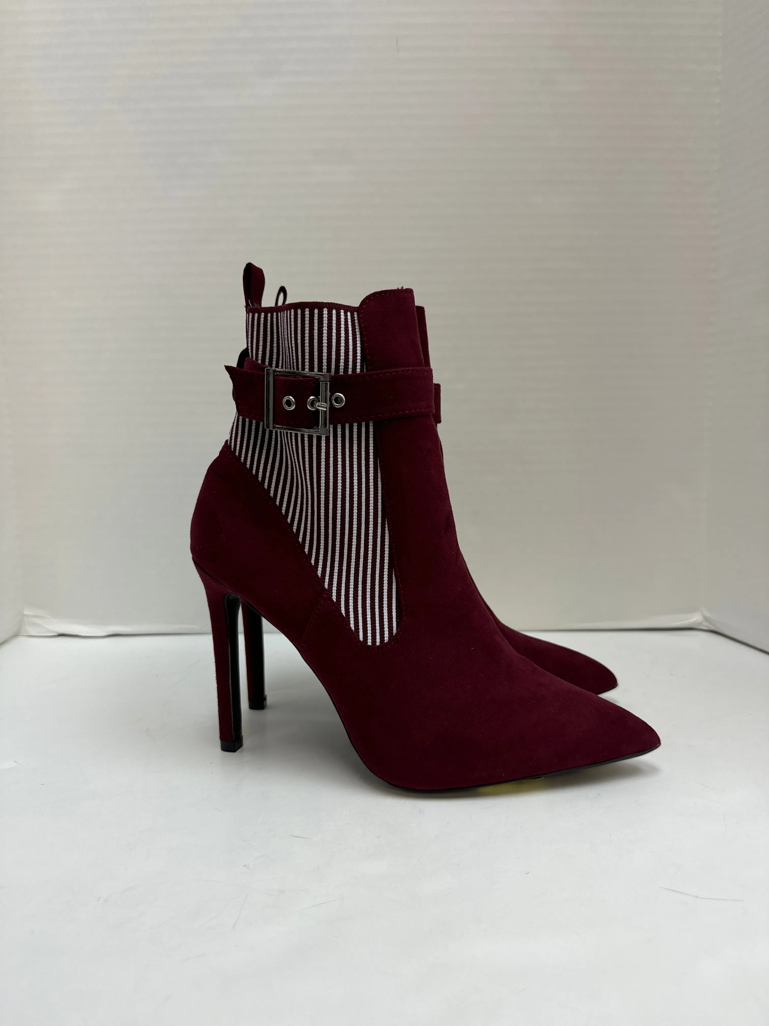 Boots Ankle Heels By Qupid In Mauve, Size: 9 Bird Boots