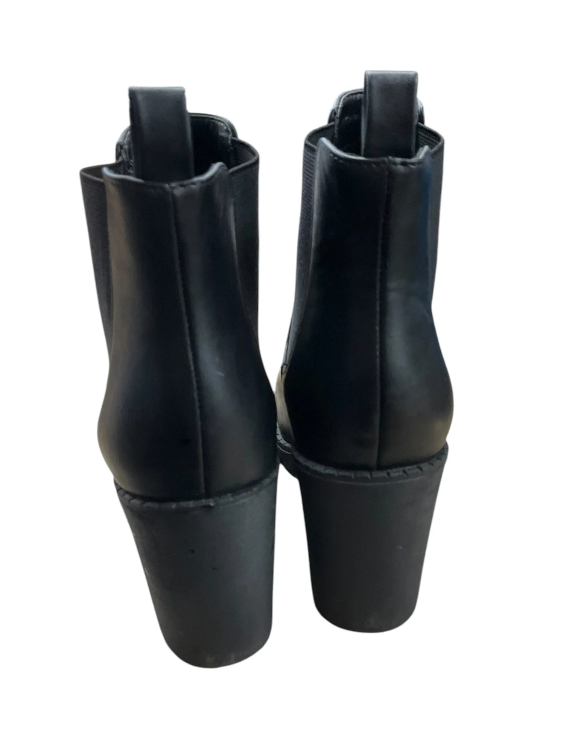 Boots Ankle Heels By Soda In Black, Size: 8 Corral Fringe Boots