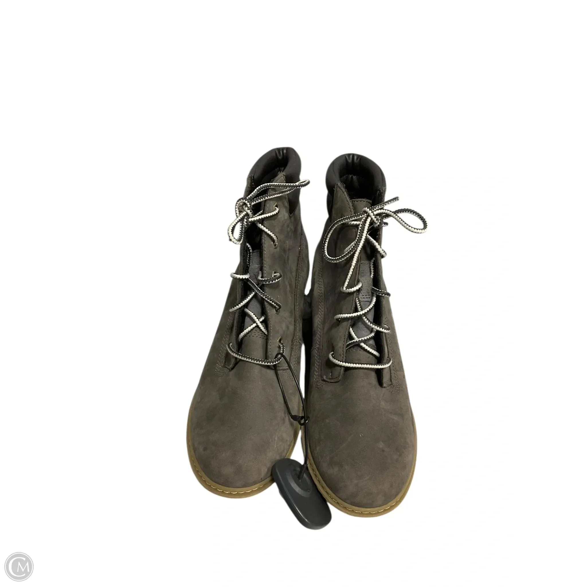 Boots Ankle Heels By Timberland In Grey, Size: 8.5 Boots With Vibram