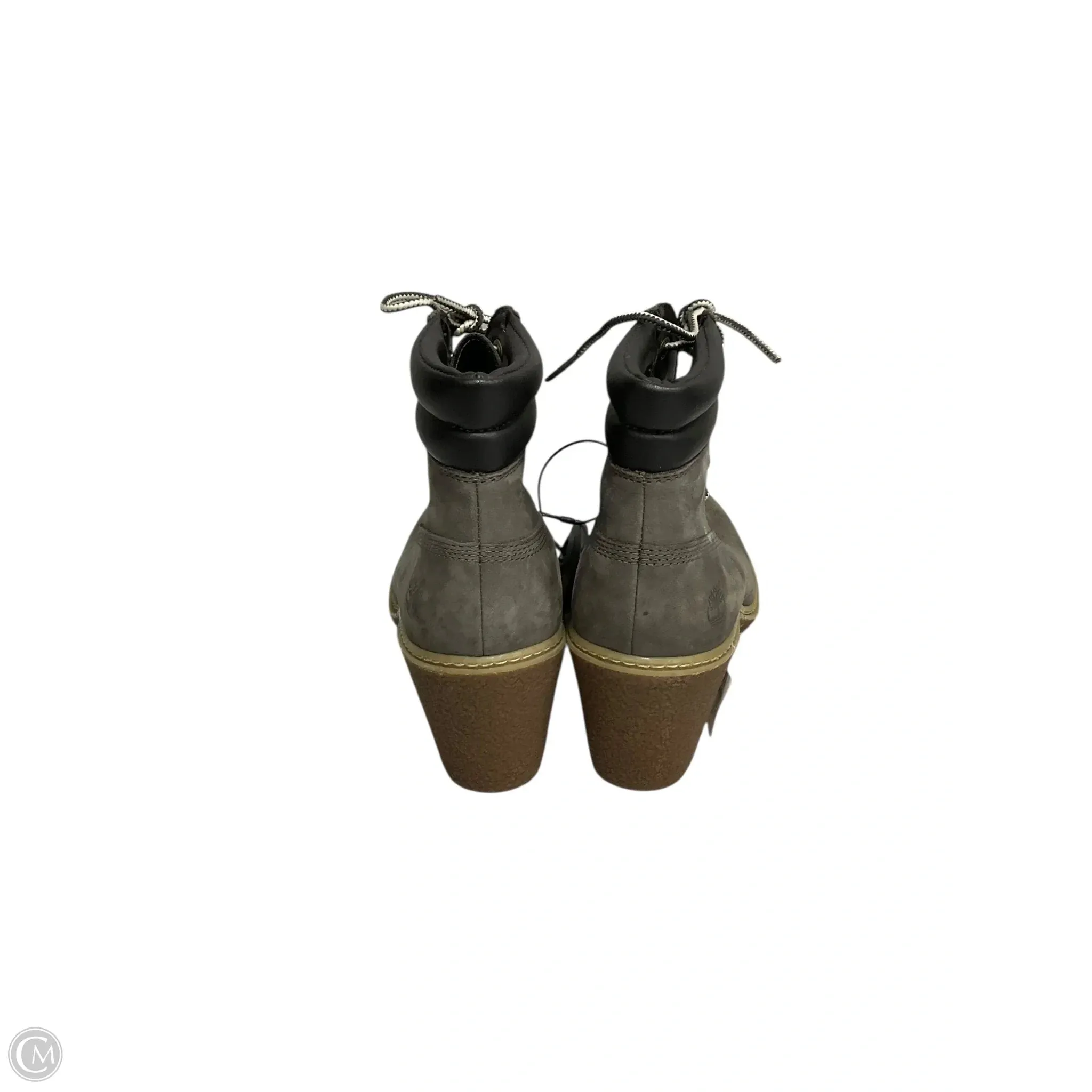 Boots Ankle Heels By Timberland In Grey, Size: 8.5 Boots Store Near Me