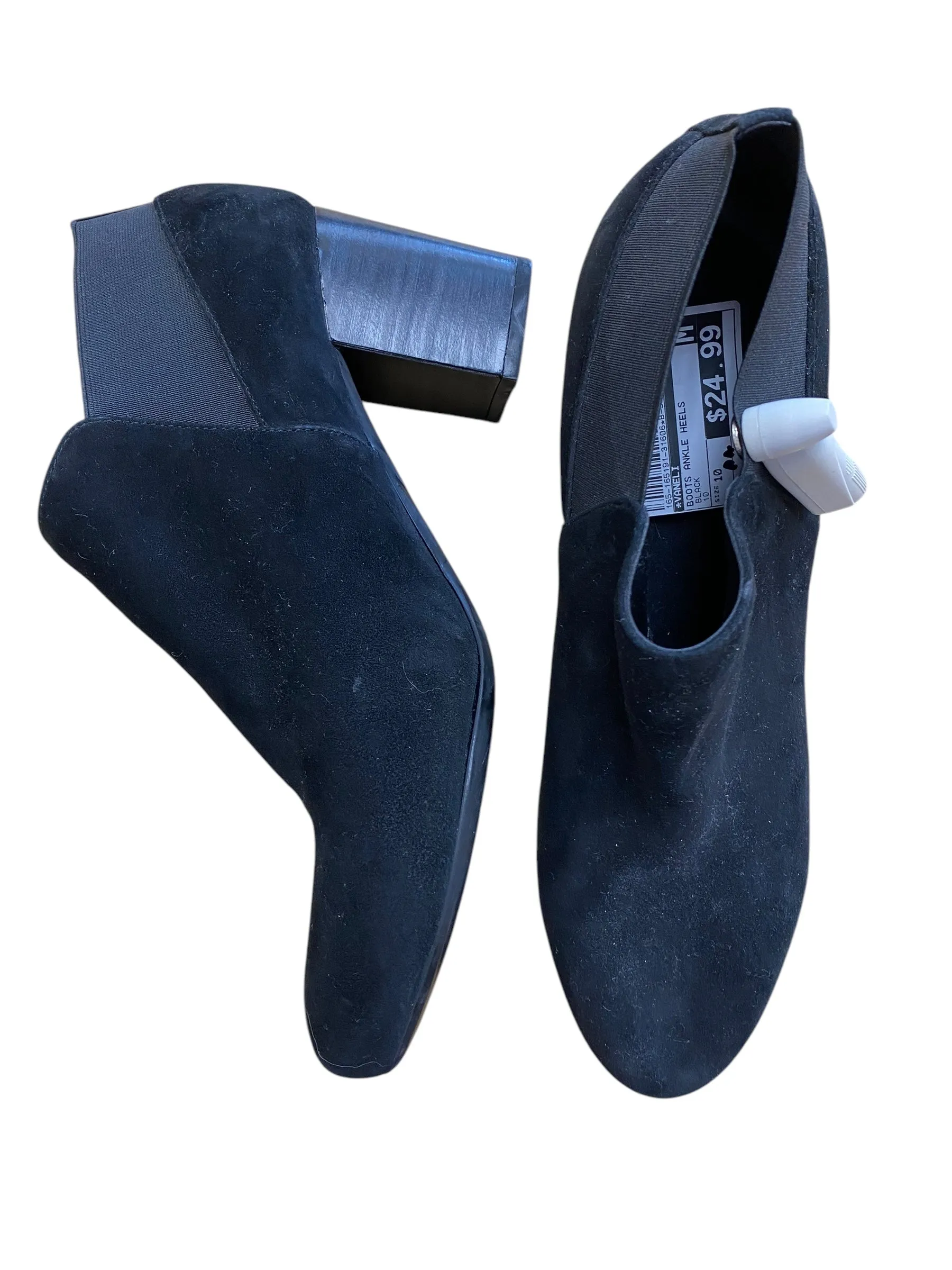 Horse Splint Boots Boots Ankle Heels By Vaneli In Black, Size: 10