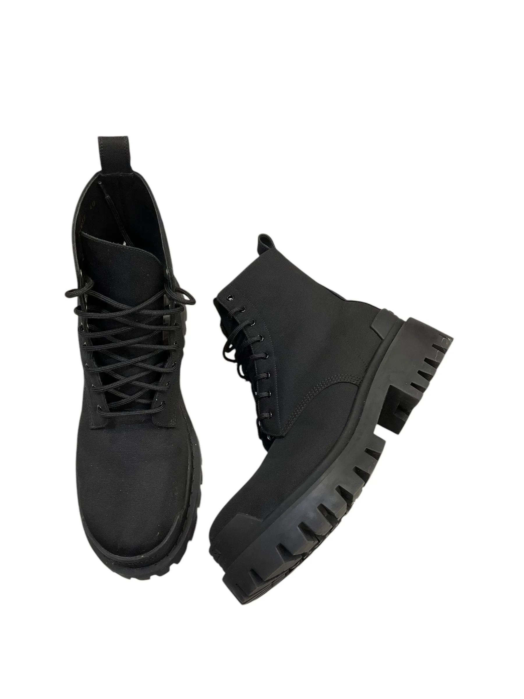 Boots Luxury Designer By Balenciaga In Black, Size: 40 Lil Boots