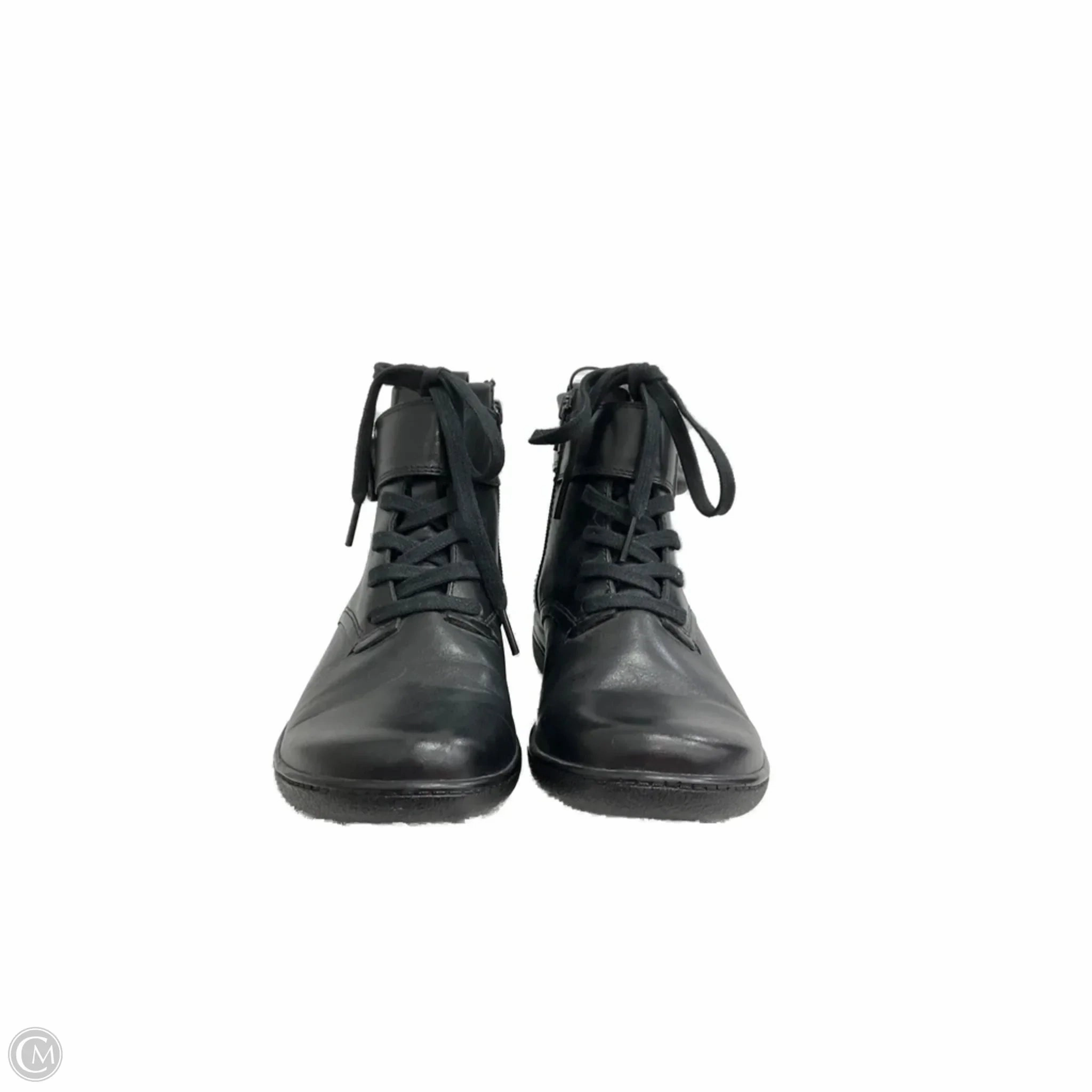 Boots Ankle Flats By Clarks In Black, Size: 7 Vintage Knee High Boots