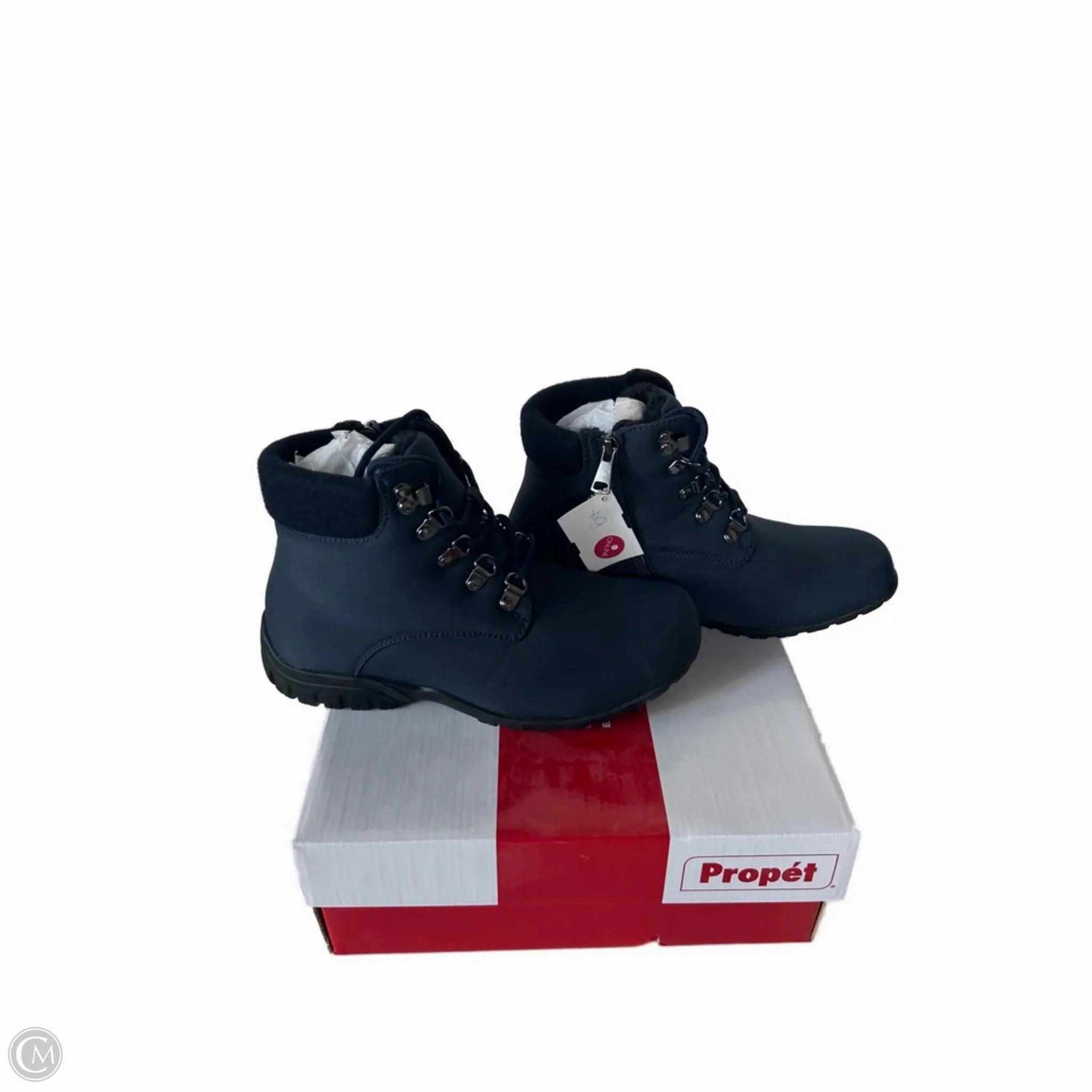 Boots Ankle Flats By Clothes Mentor In Blue, Size: 7 Pretty Little Thing Boots