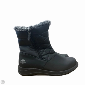 Boots Ankle Flats By Totes In Black, Size: 7 Black Furry Boots