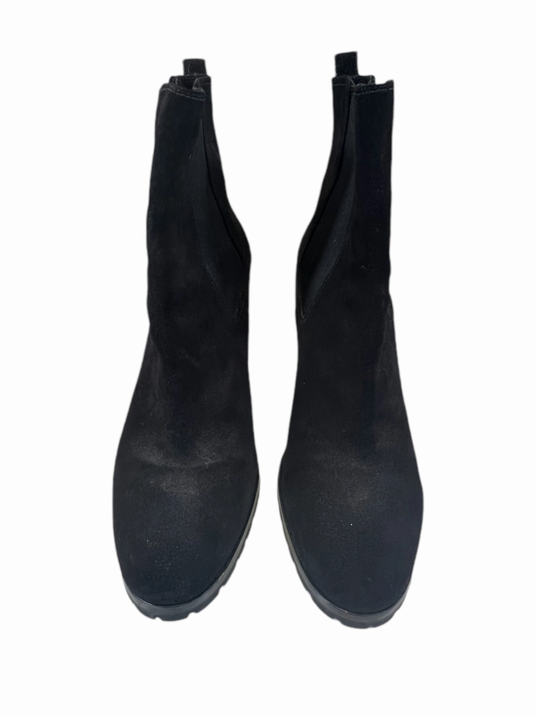 Motorcyle Boots Boots Ankle Heels By Coach In Black, Size: 11