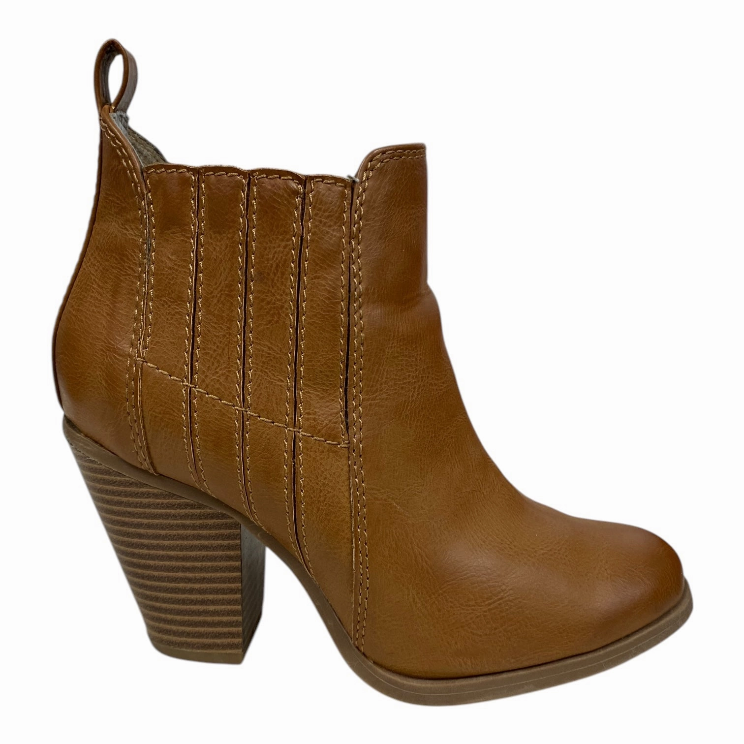 Boots Ankle Heels By Francesca's In Brown, Size: 7 Boots For Infants