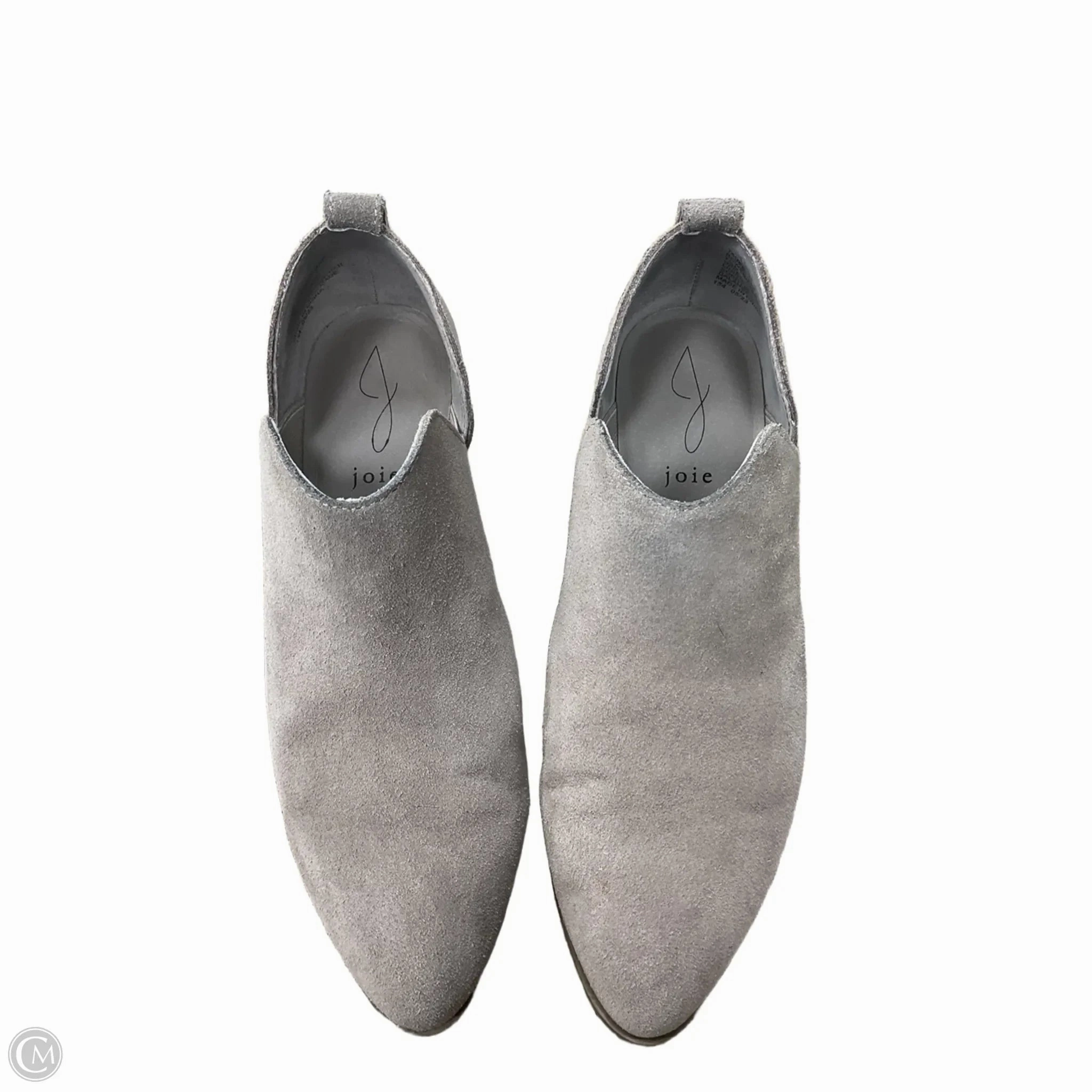 Boots Ankle Heels By Joie In Grey, Size: 7.5 Charles David Boots