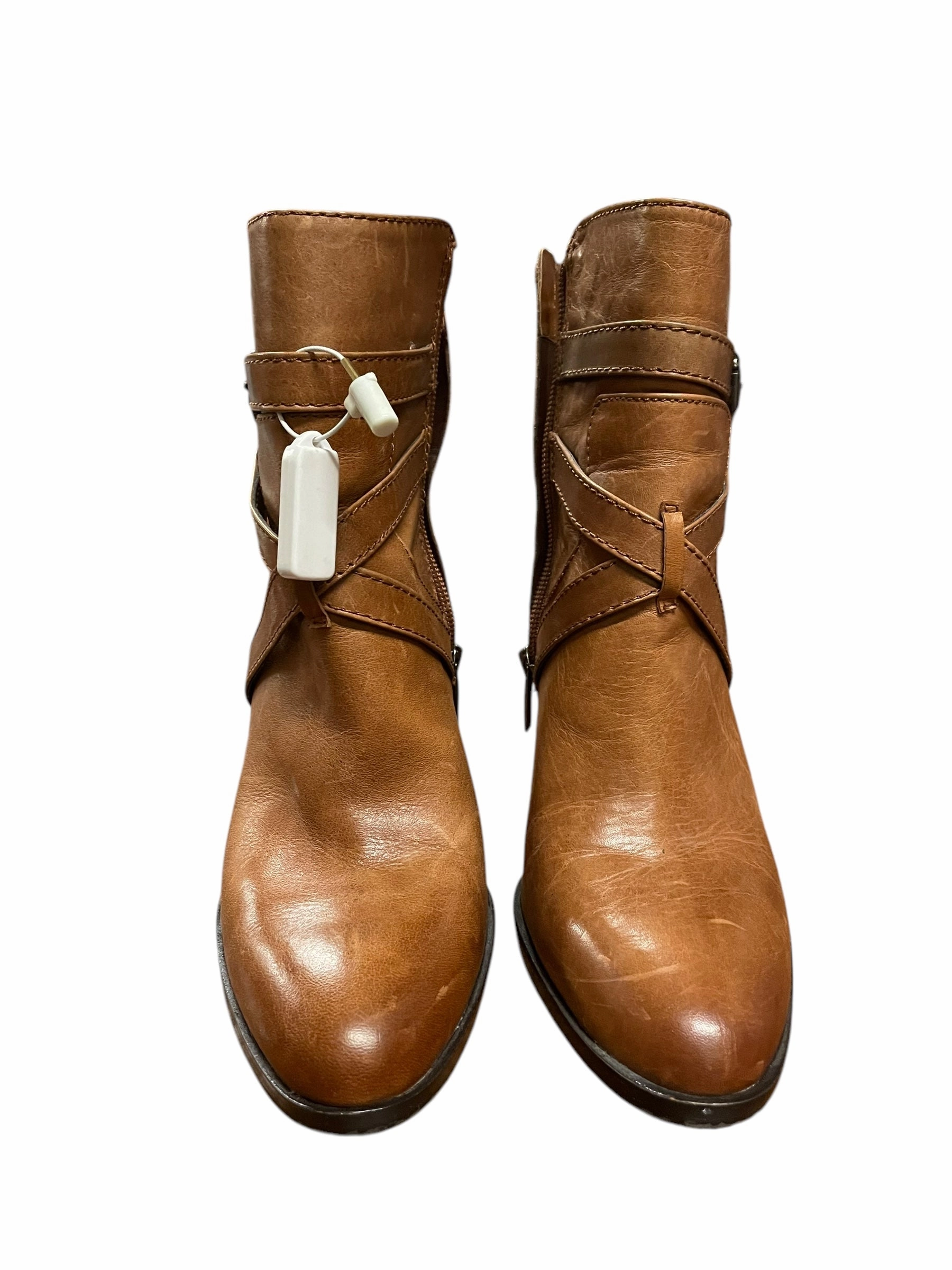 Frye Knee High Boots Boots Ankle Heels By Vince Camuto In Brown, Size: 8