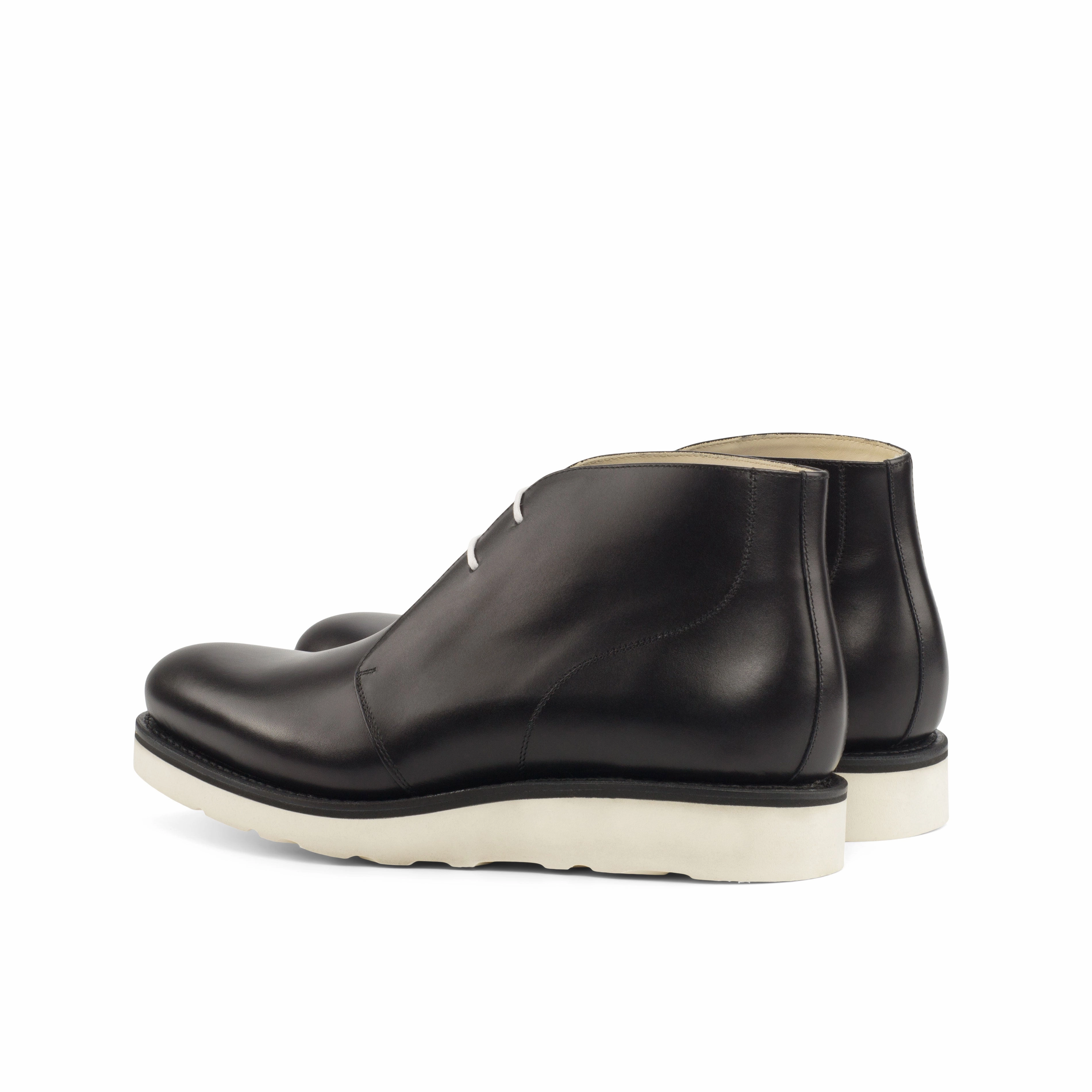 Black Calf Leather Chukka Boots Australian Boots