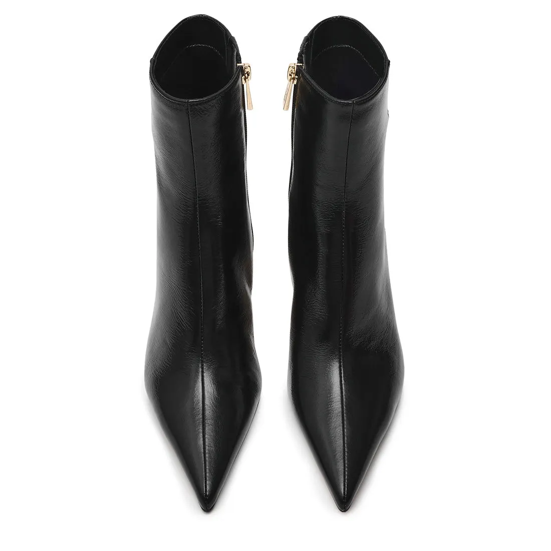 Auora Bootie BLACK LEAT Boots Boots Boots Boots