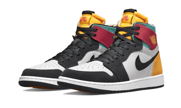 Planet Fitness Sneakers Air Jordan 1 High Zoom Air CMFT Multi-Color