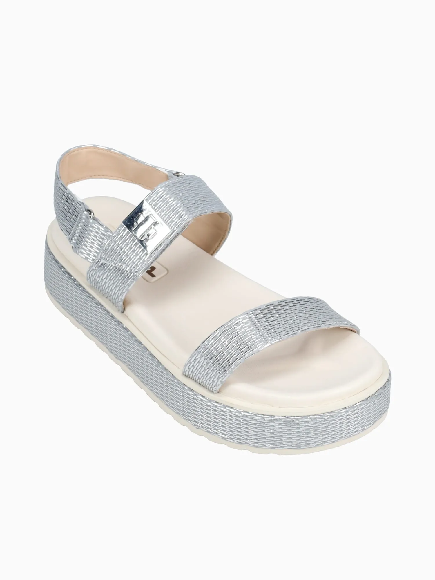 Best Affordable Casual Shoes Galicia Silver Raffia
