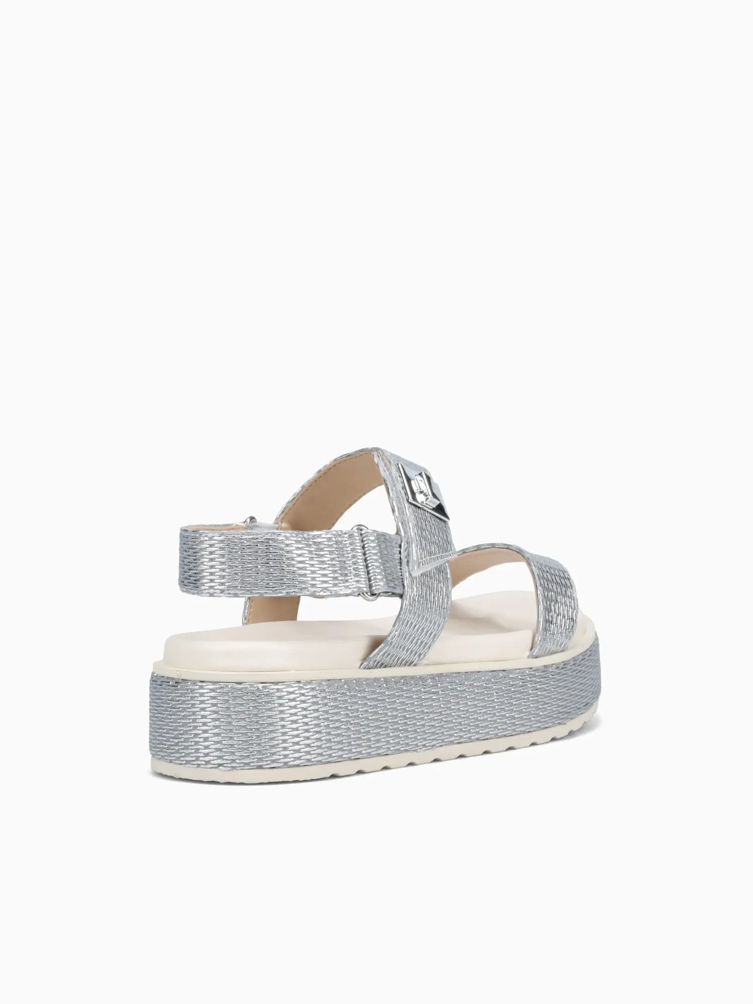 Best Casual Shoes For Snow Galicia Silver Raffia