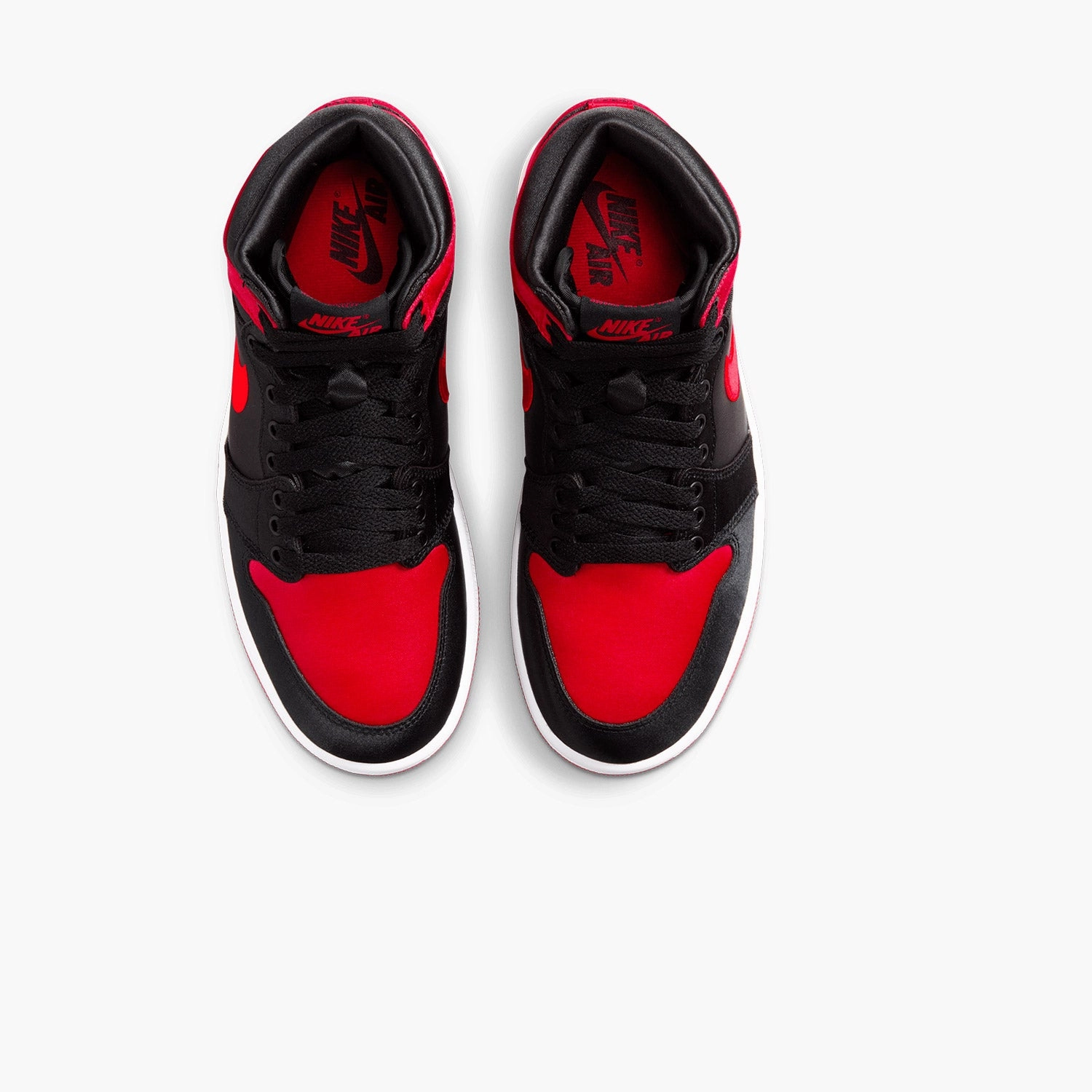 Women's Air Jordan 1 Retro High OG "Satin Bred" Balenciaga Bouncer Sneakers