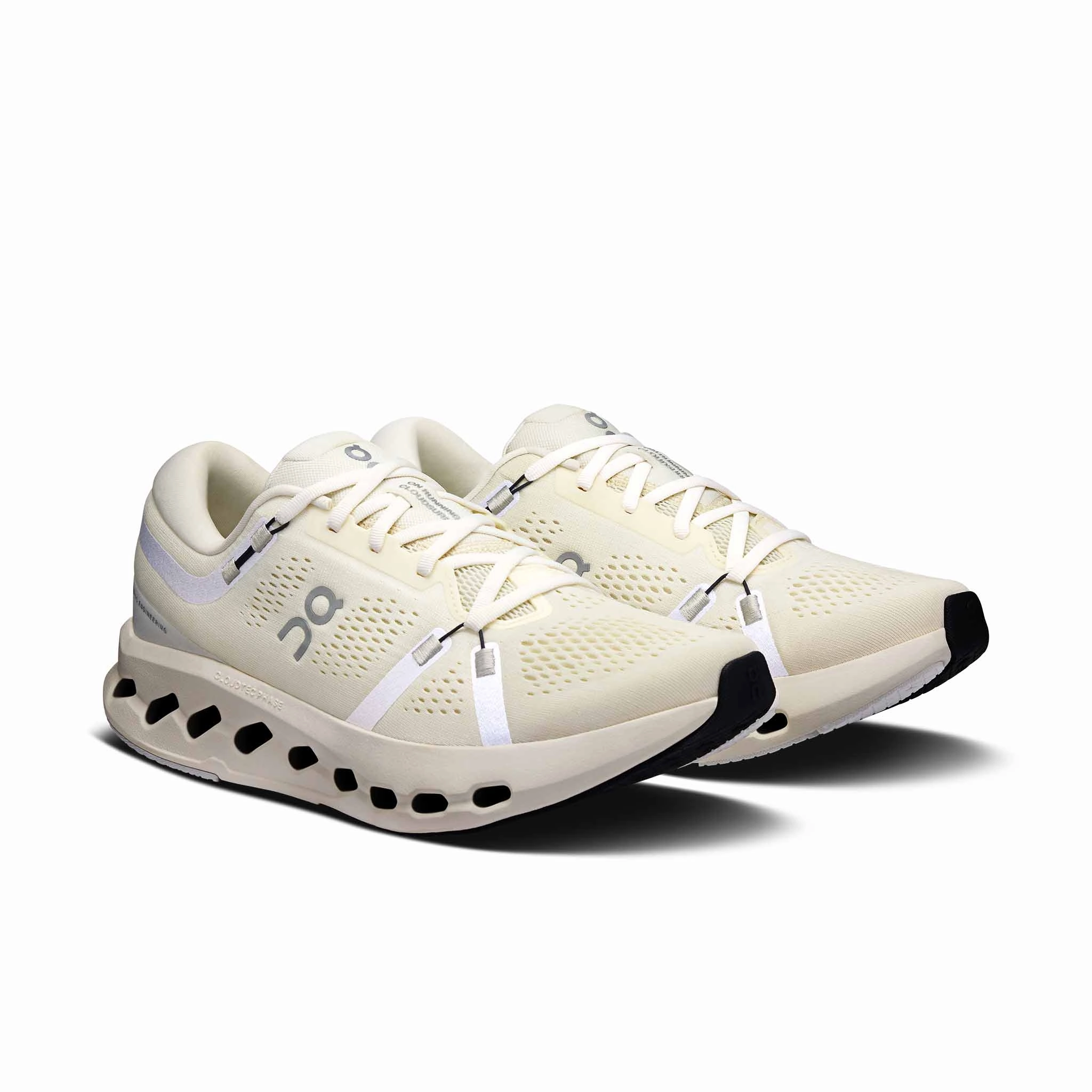 On | Men's Cloudsurfer 2 Running Shoes - Ivory/Ivory Cat Shoes Casual
