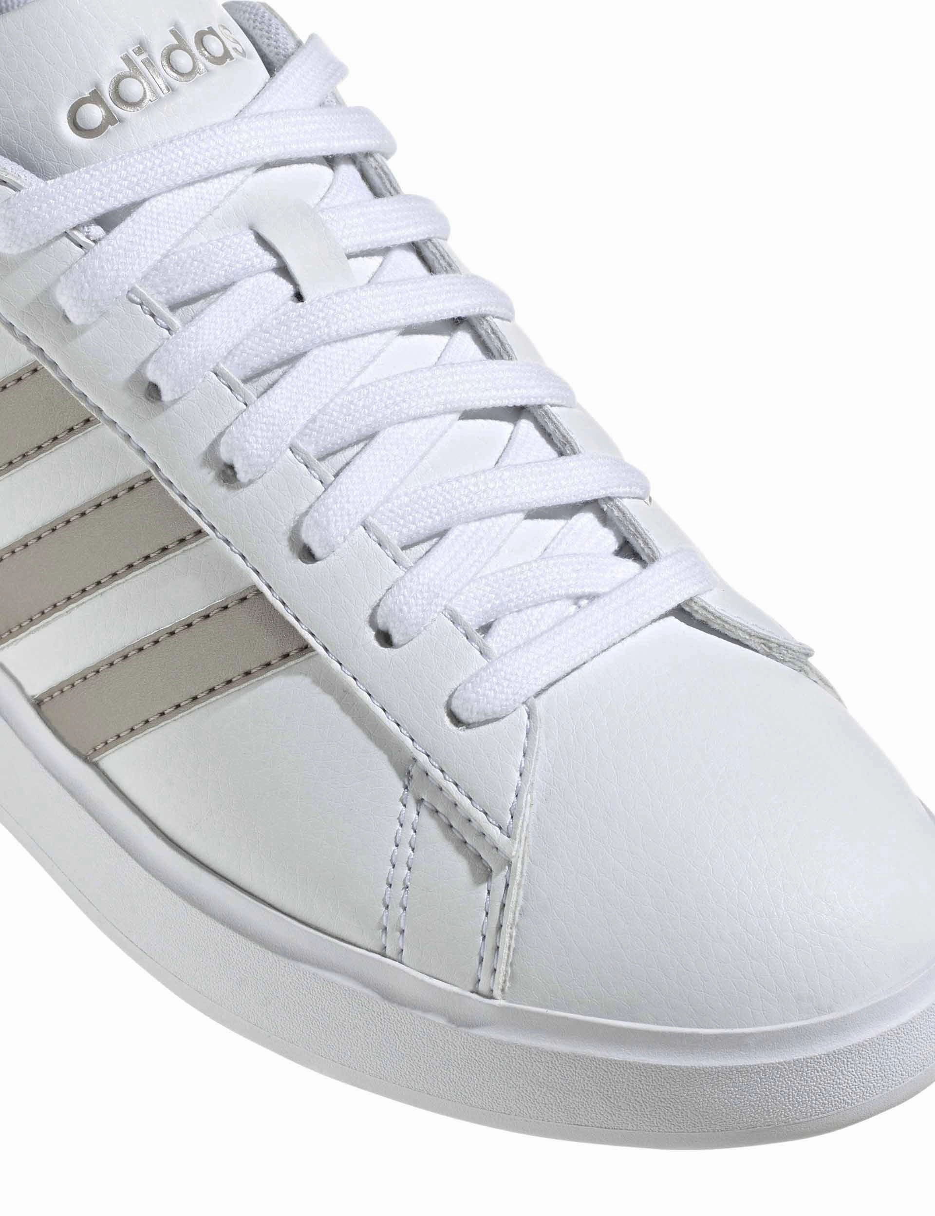 Underarmour Casual Shoes Grand Court 2.0 Shoes - Cloud White/Platinum Metallic