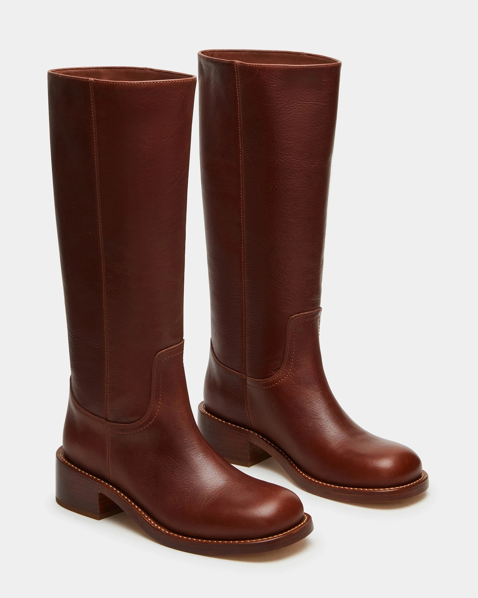 RIGGS RUST LEATHER WIDE CALF Weather Proof Boots