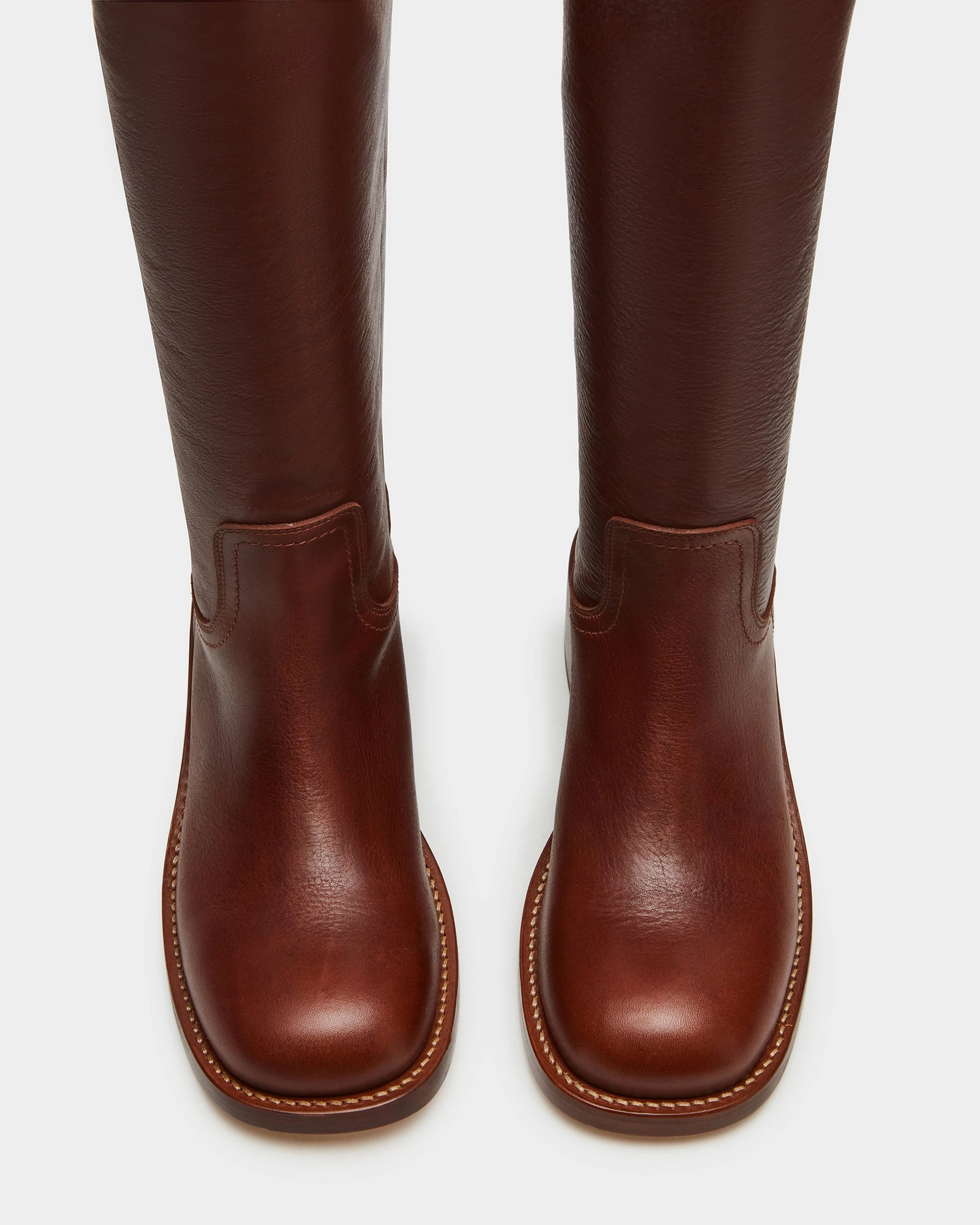 Wings Work Boots RIGGS RUST LEATHER WIDE CALF