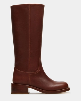 RIGGS RUST LEATHER WIDE CALF Rangers Boots