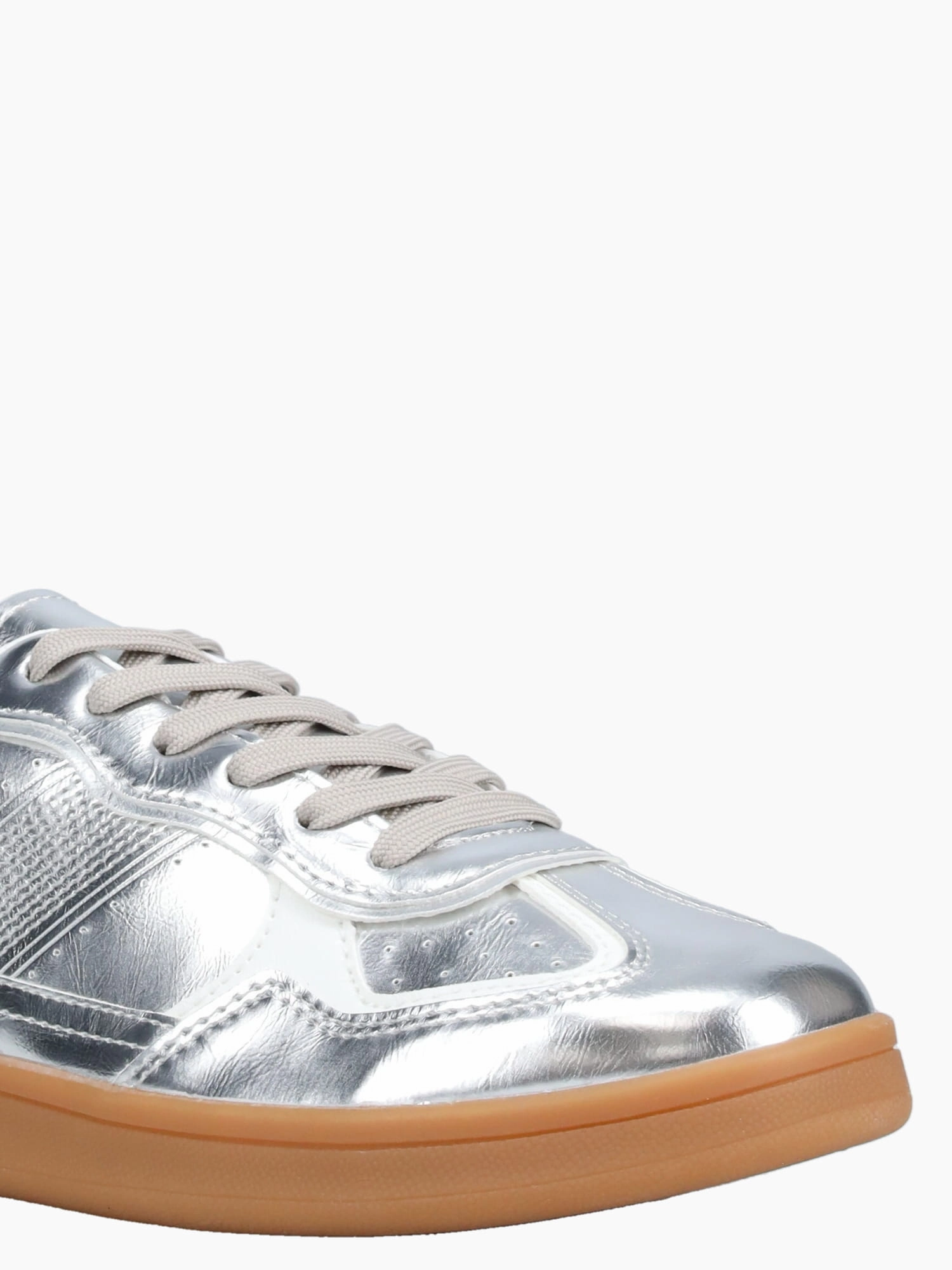 Asic Casual Shoes Agata Silver Mirror Metallic